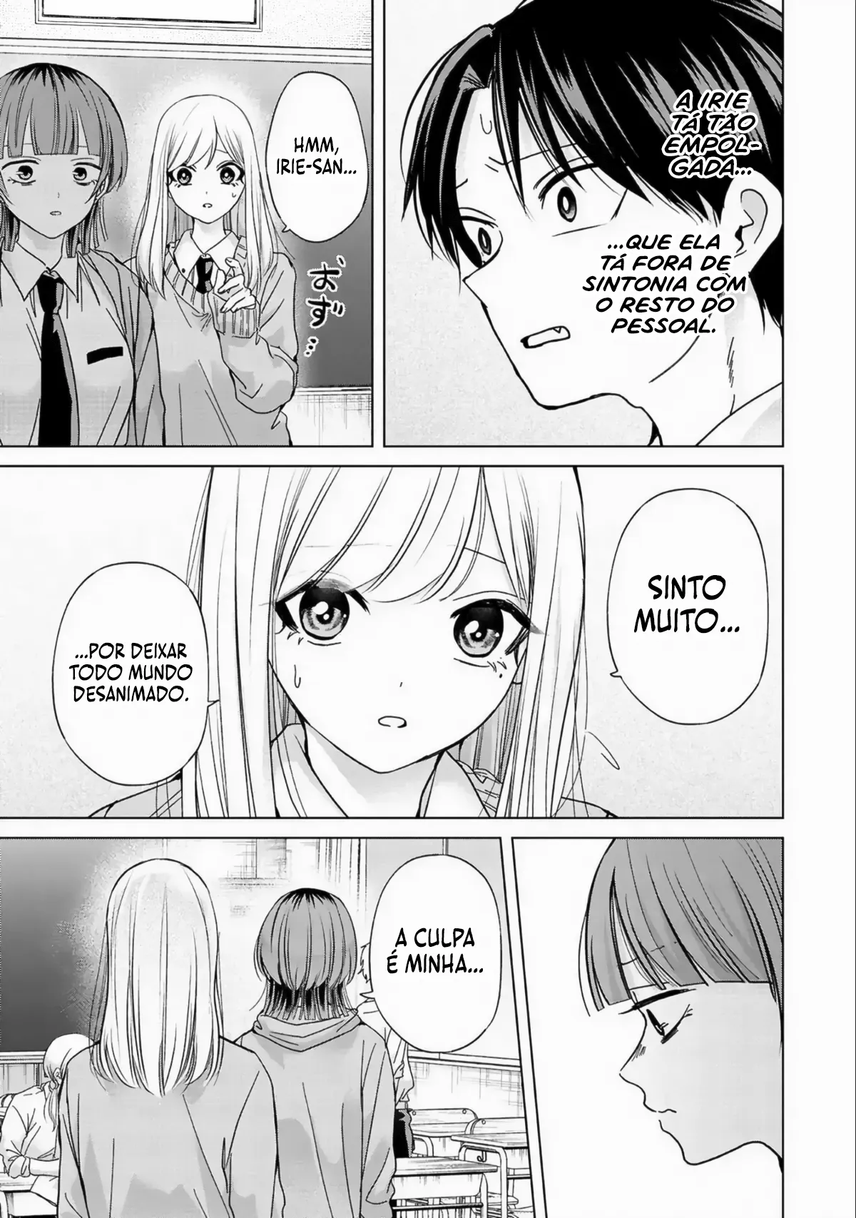 Kusunoki Fracassou em Estrear no Ensino Médio Capitulo 34 Pagina 12