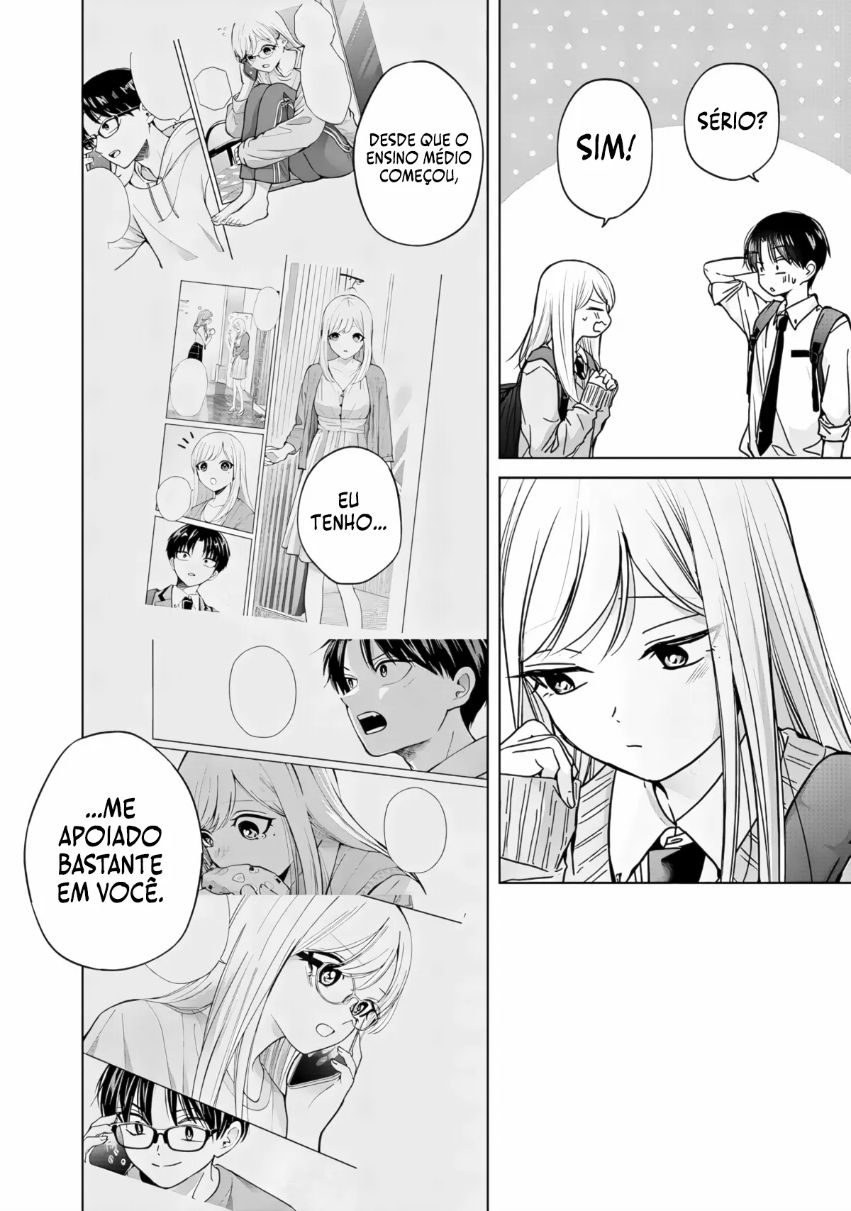 Kusunoki Fracassou em Estrear no Ensino Médio Capitulo 34 Pagina 21