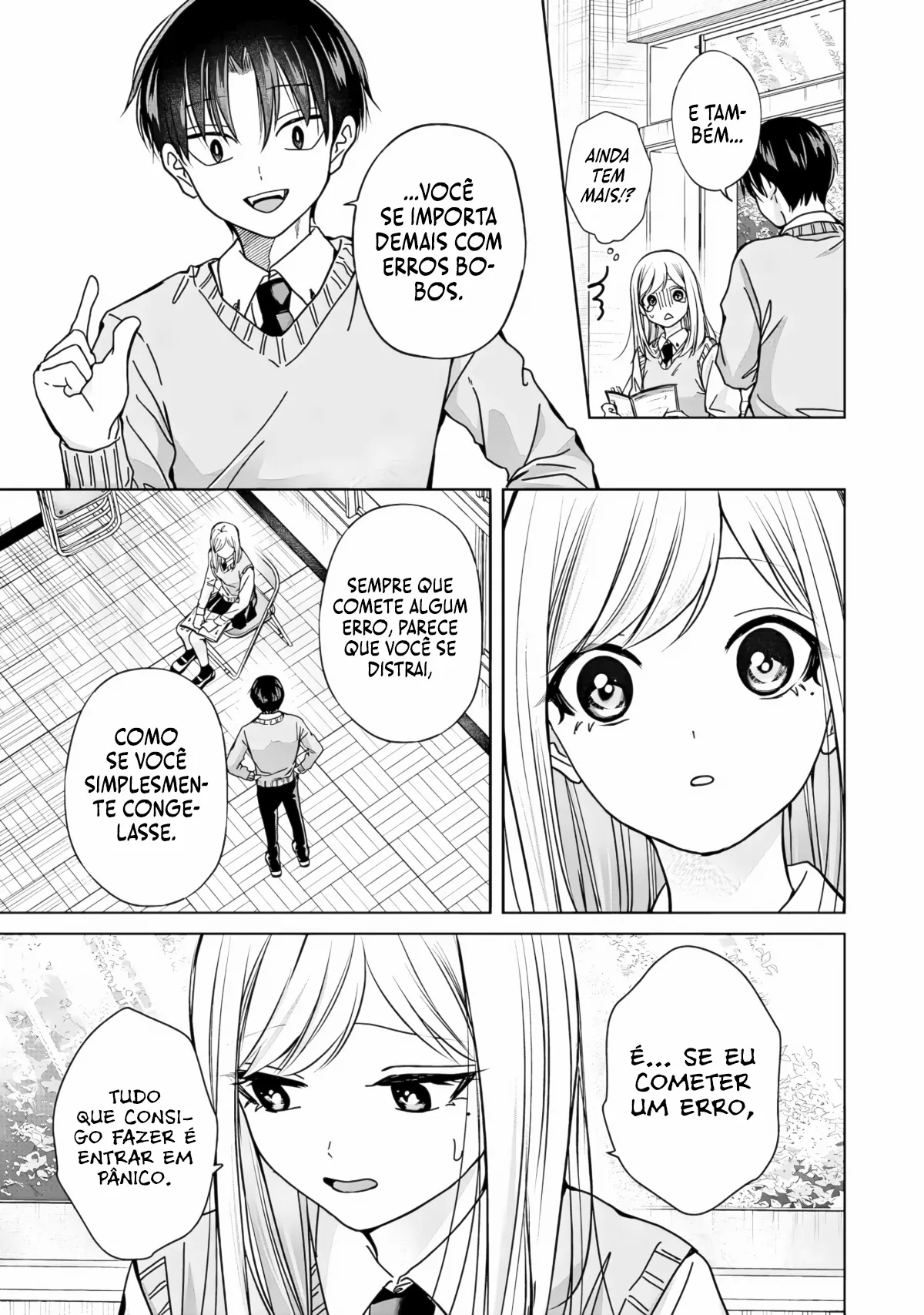 Kusunoki Fracassou em Estrear no Ensino Médio Capitulo 35 Pagina 10