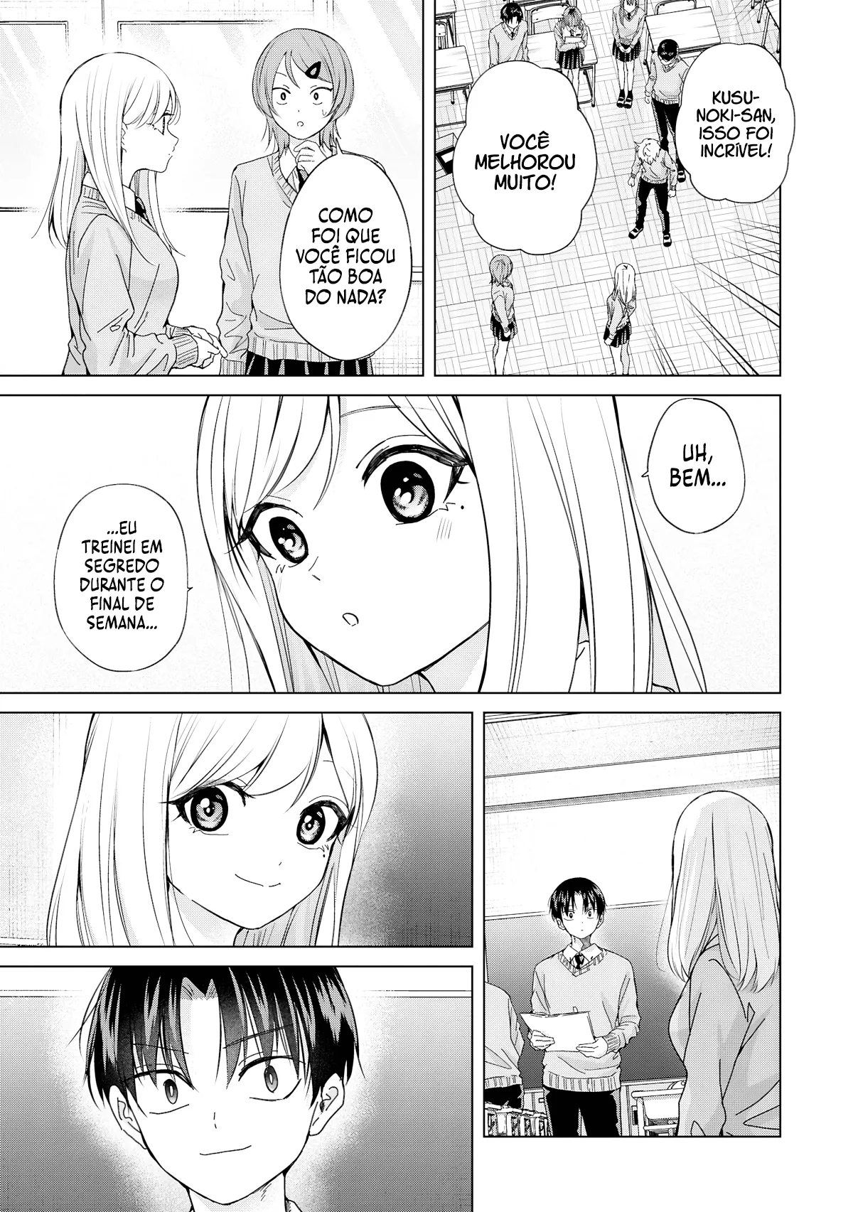 Kusunoki Fracassou em Estrear no Ensino Médio Capitulo 37 Pagina 4