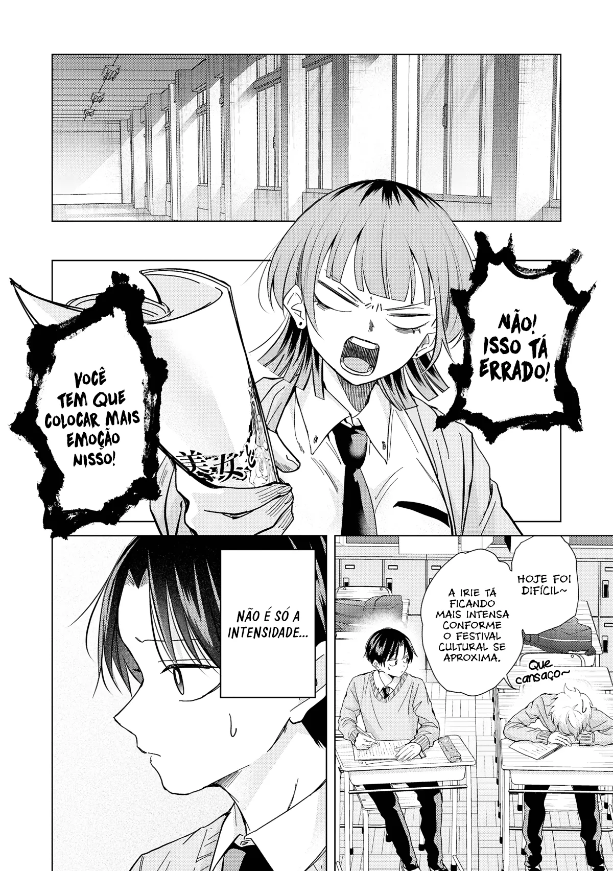 Kusunoki Fracassou em Estrear no Ensino Médio Capitulo 37 Pagina 7