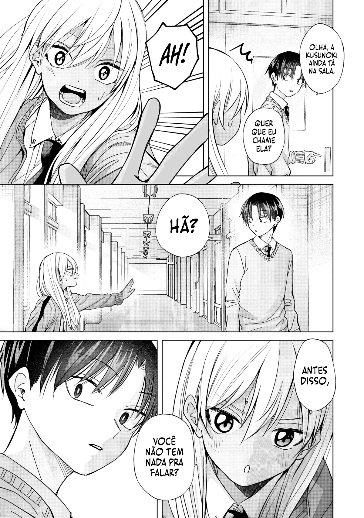 Kusunoki Fracassou em Estrear no Ensino Médio Capitulo 37 Pagina 12