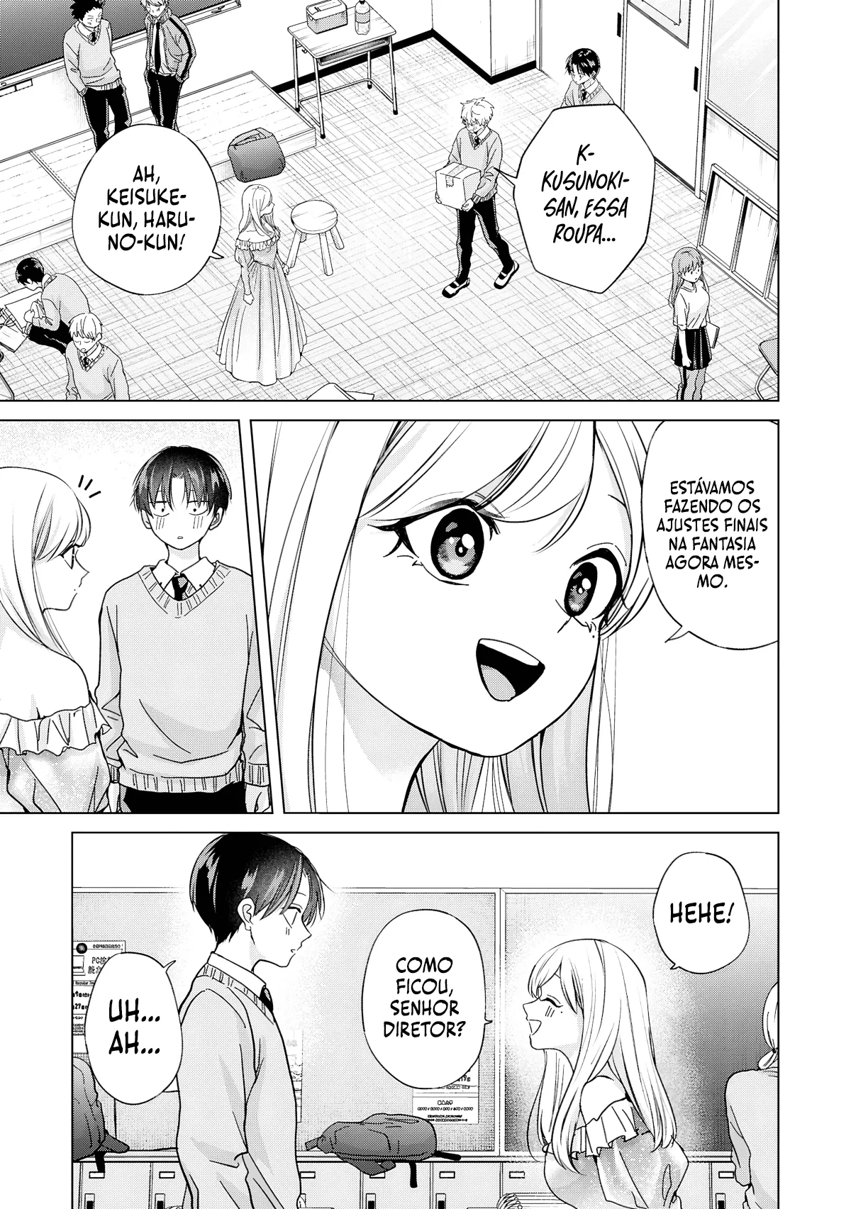 Kusunoki Fracassou em Estrear no Ensino Médio Capitulo 38 Pagina 6