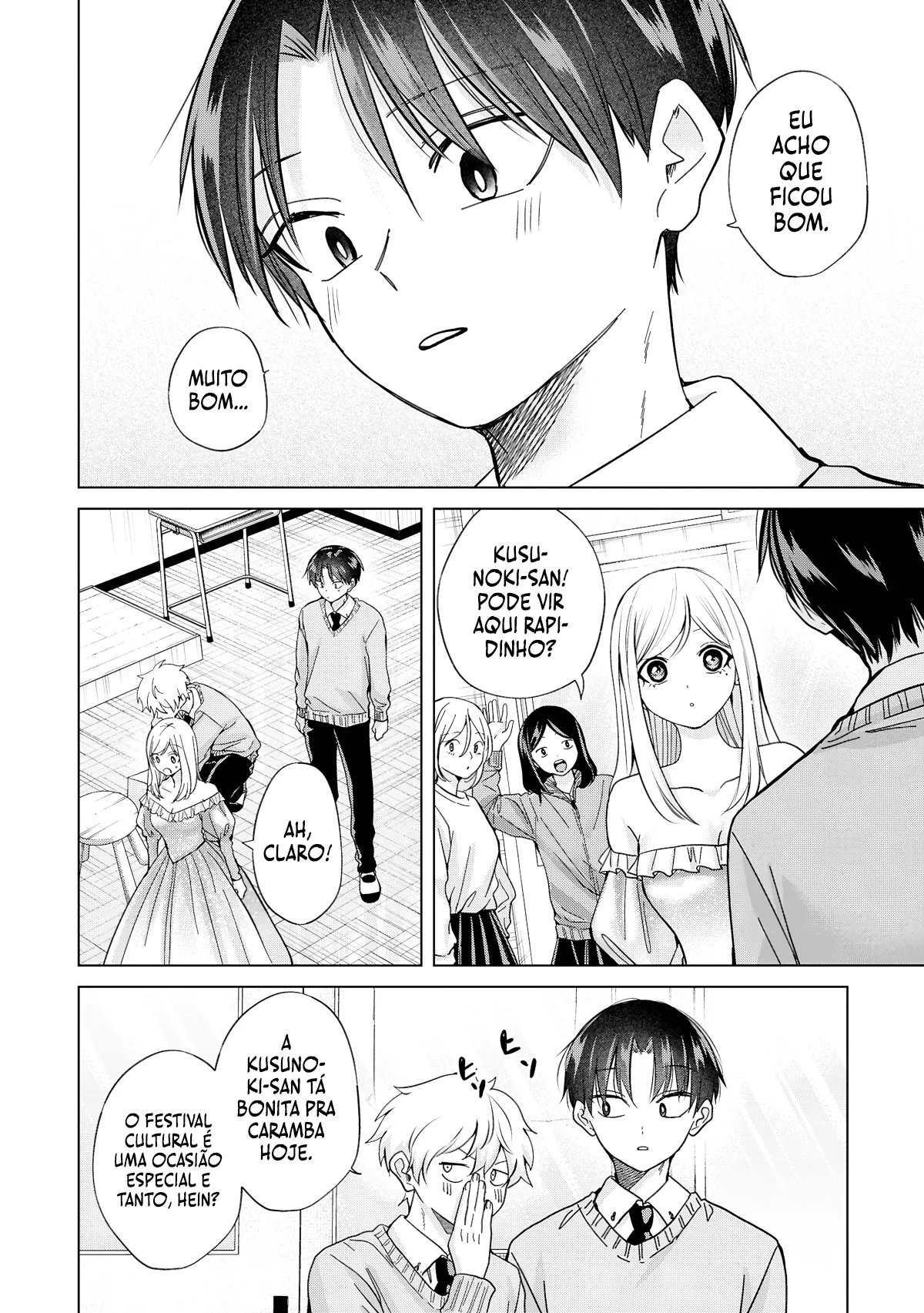 Kusunoki Fracassou em Estrear no Ensino Médio Capitulo 38 Pagina 7