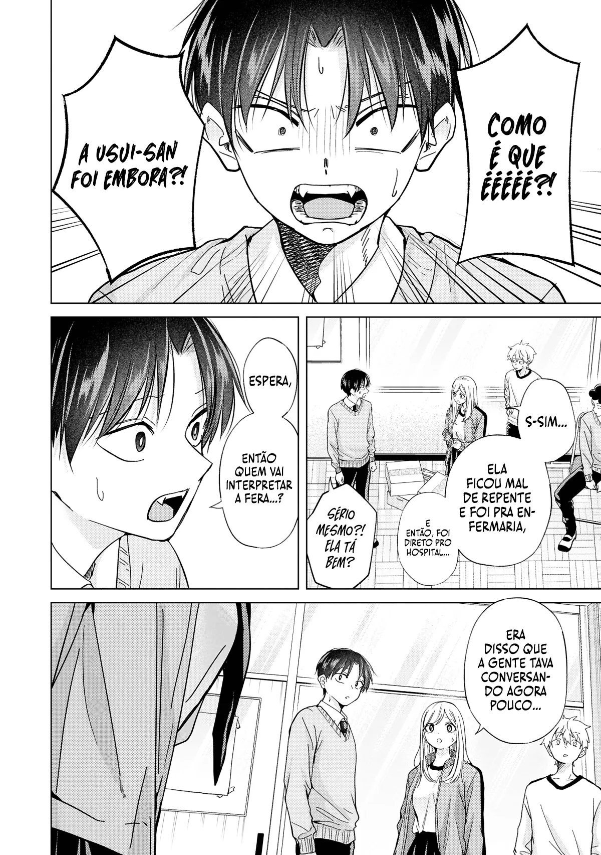 Kusunoki Fracassou em Estrear no Ensino Médio Capitulo 38 Pagina 9