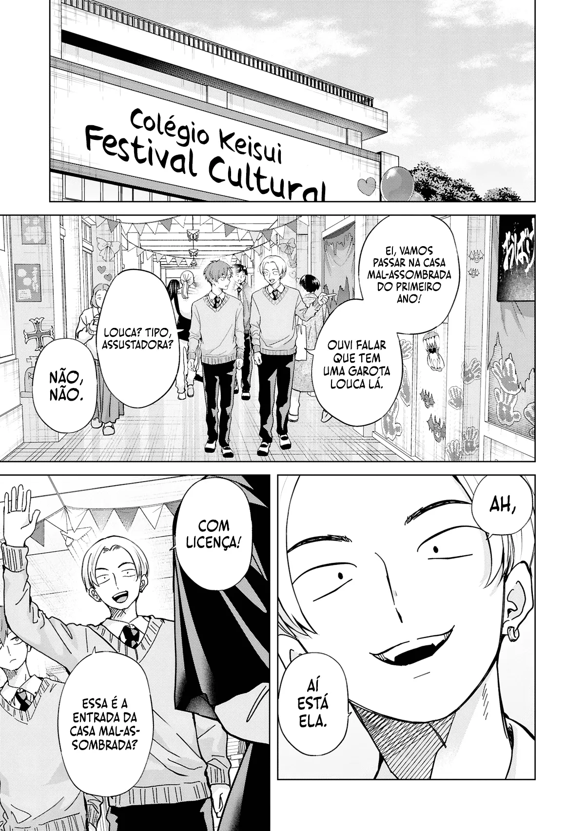 Kusunoki Fracassou em Estrear no Ensino Médio Capitulo 38 Pagina 22