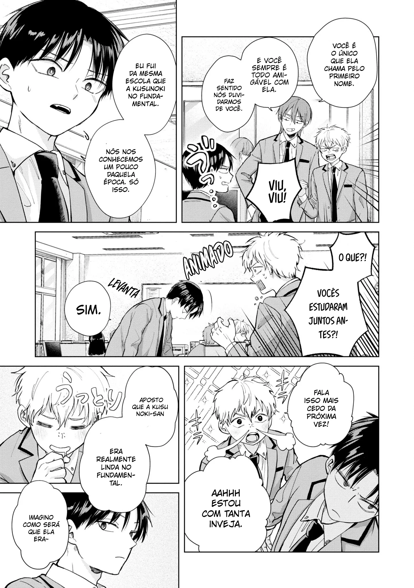 Kusunoki Fracassou em Estrear no Ensino Médio Capitulo 4 Pagina 4