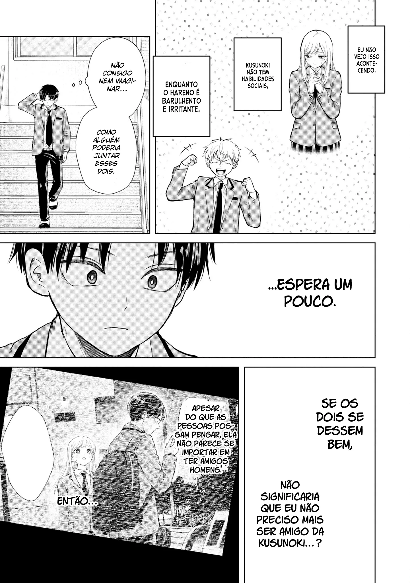 Kusunoki Fracassou em Estrear no Ensino Médio Capitulo 4 Pagina 6