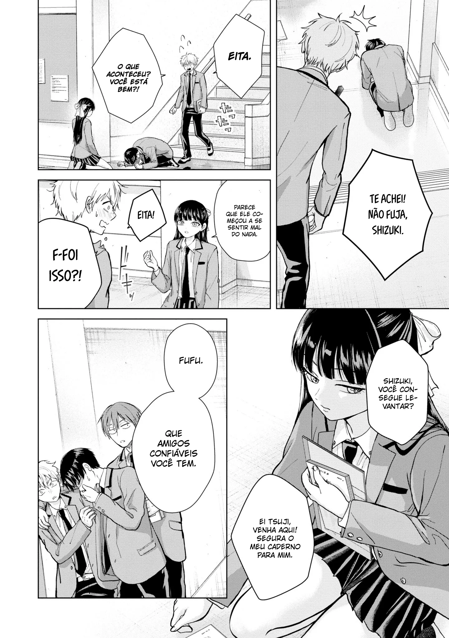 Kusunoki Fracassou em Estrear no Ensino Médio Capitulo 4 Pagina 9