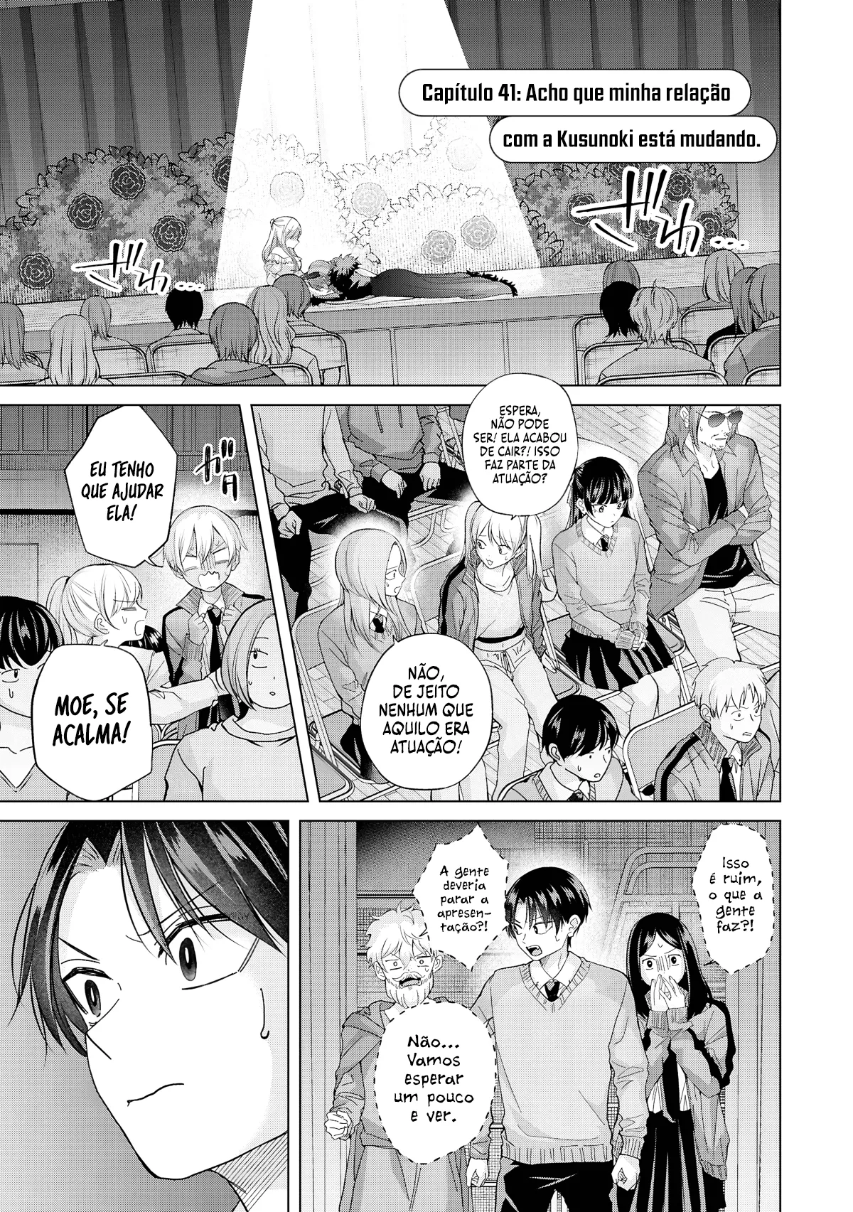 Kusunoki Fracassou em Estrear no Ensino Médio Capitulo 41 Pagina 2