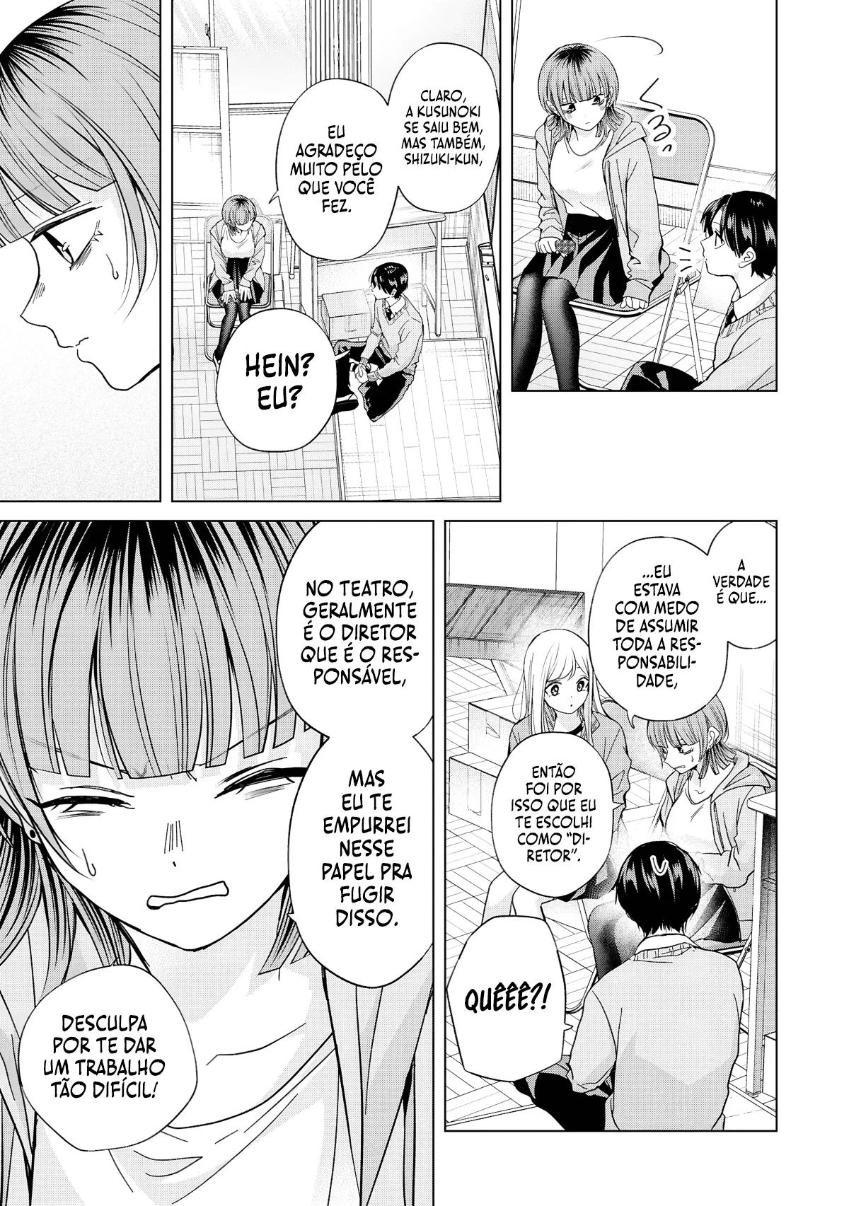 Kusunoki Fracassou em Estrear no Ensino Médio Capitulo 41 Pagina 12