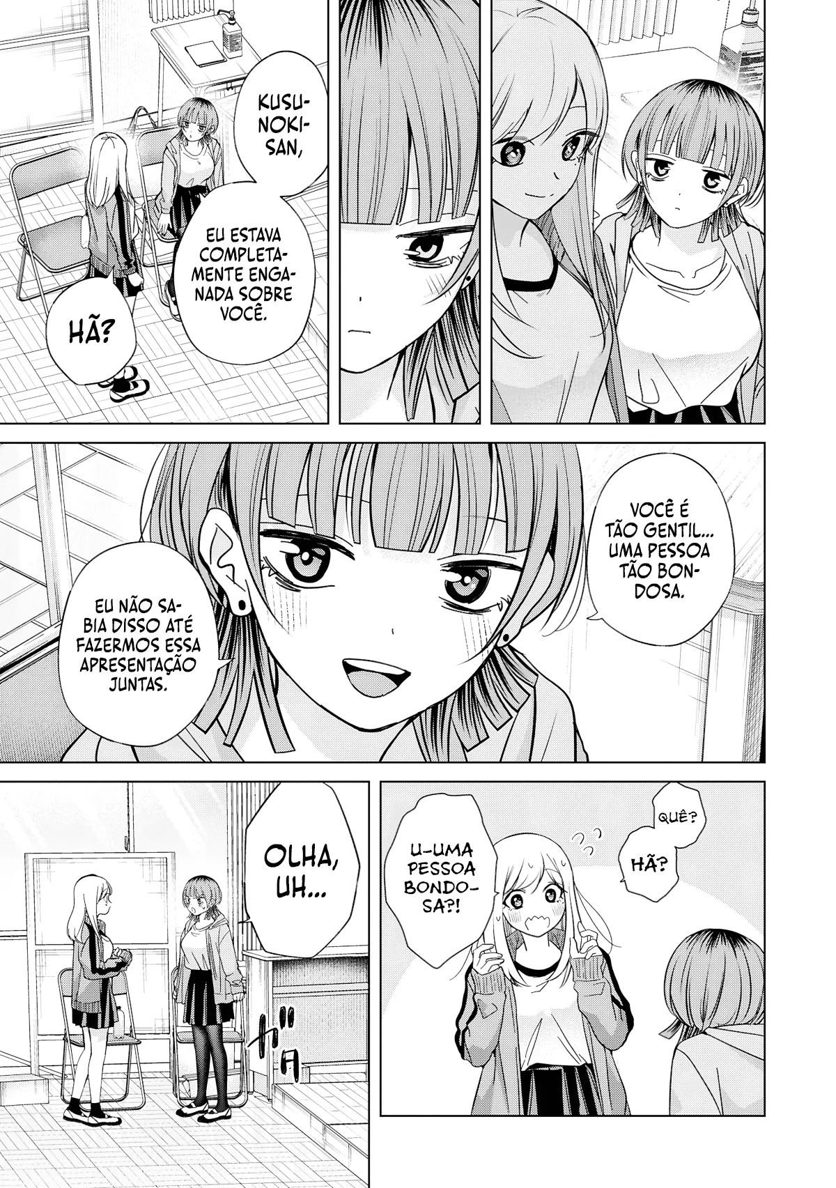 Kusunoki Fracassou em Estrear no Ensino Médio Capitulo 41 Pagina 14