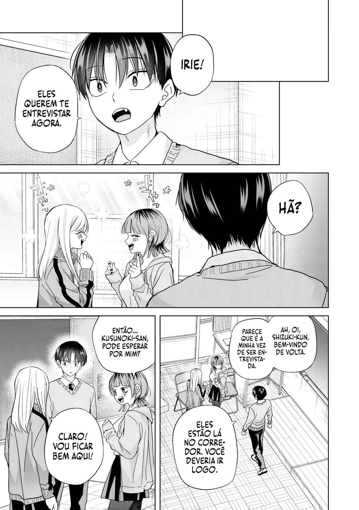 Kusunoki Fracassou em Estrear no Ensino Médio Capitulo 41 Pagina 16