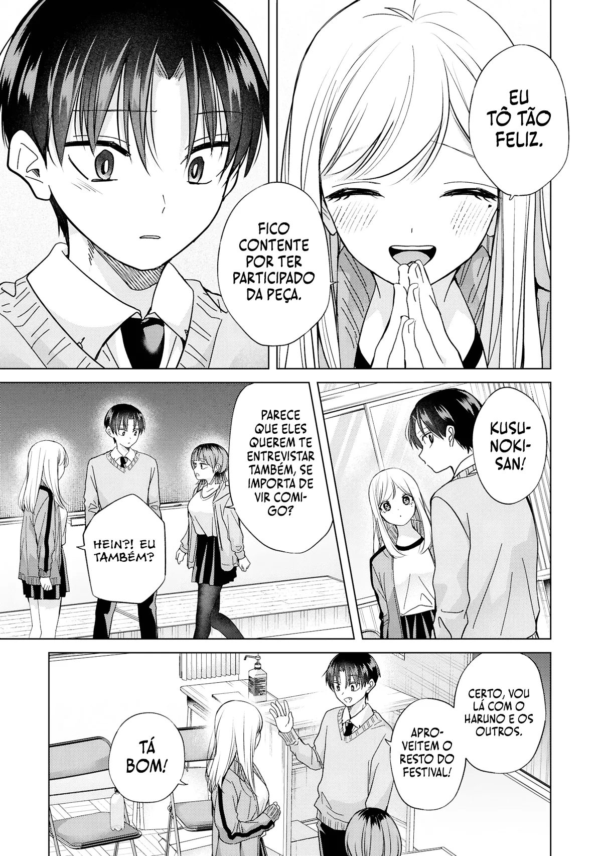 Kusunoki Fracassou em Estrear no Ensino Médio Capitulo 41 Pagina 18