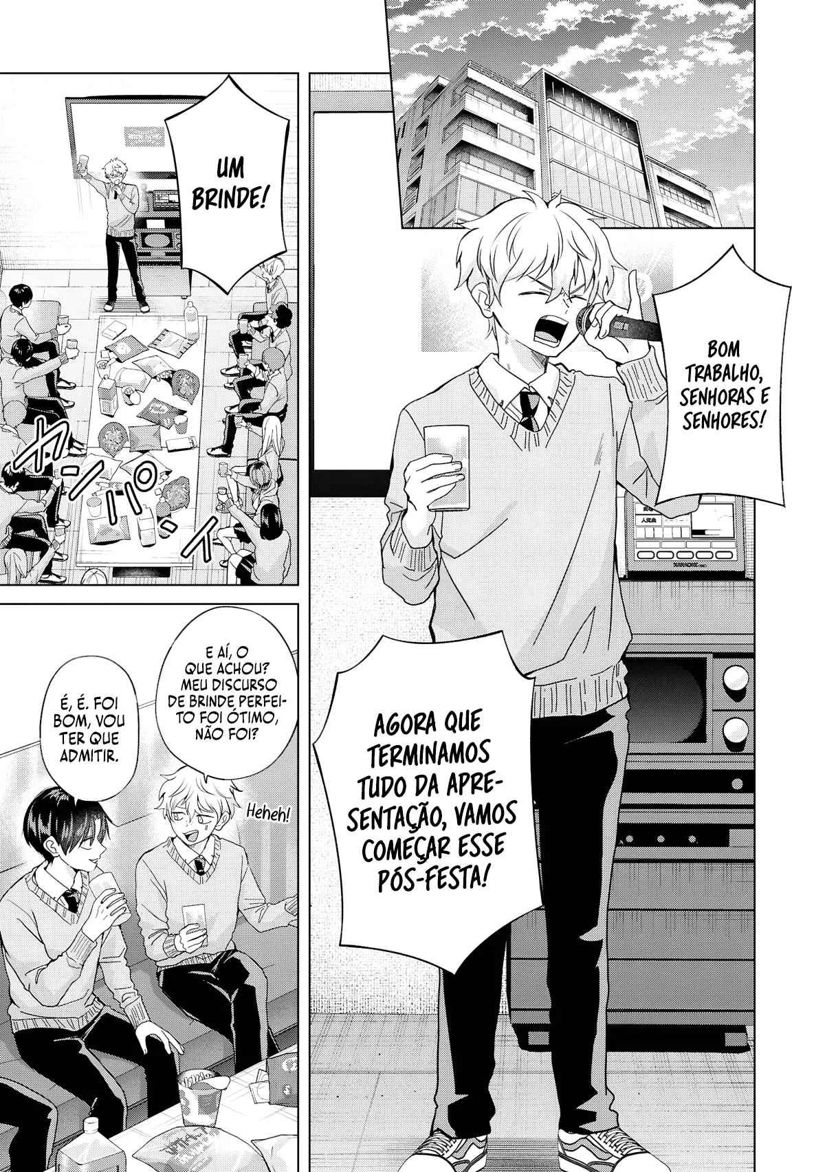 Kusunoki Fracassou em Estrear no Ensino Médio Capitulo 41 Pagina 22