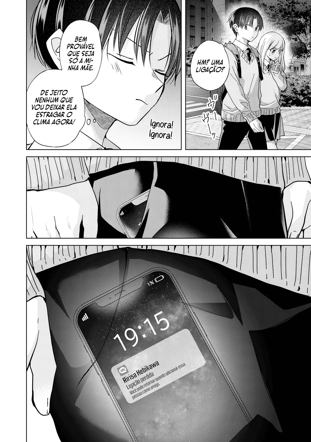 Kusunoki Fracassou em Estrear no Ensino Médio Capitulo 41 Pagina 36