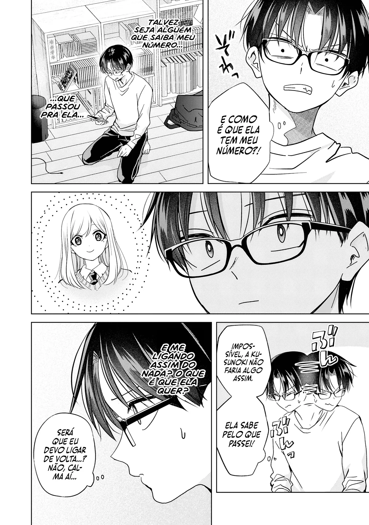 Kusunoki Fracassou em Estrear no Ensino Médio Capitulo 42 Pagina 5