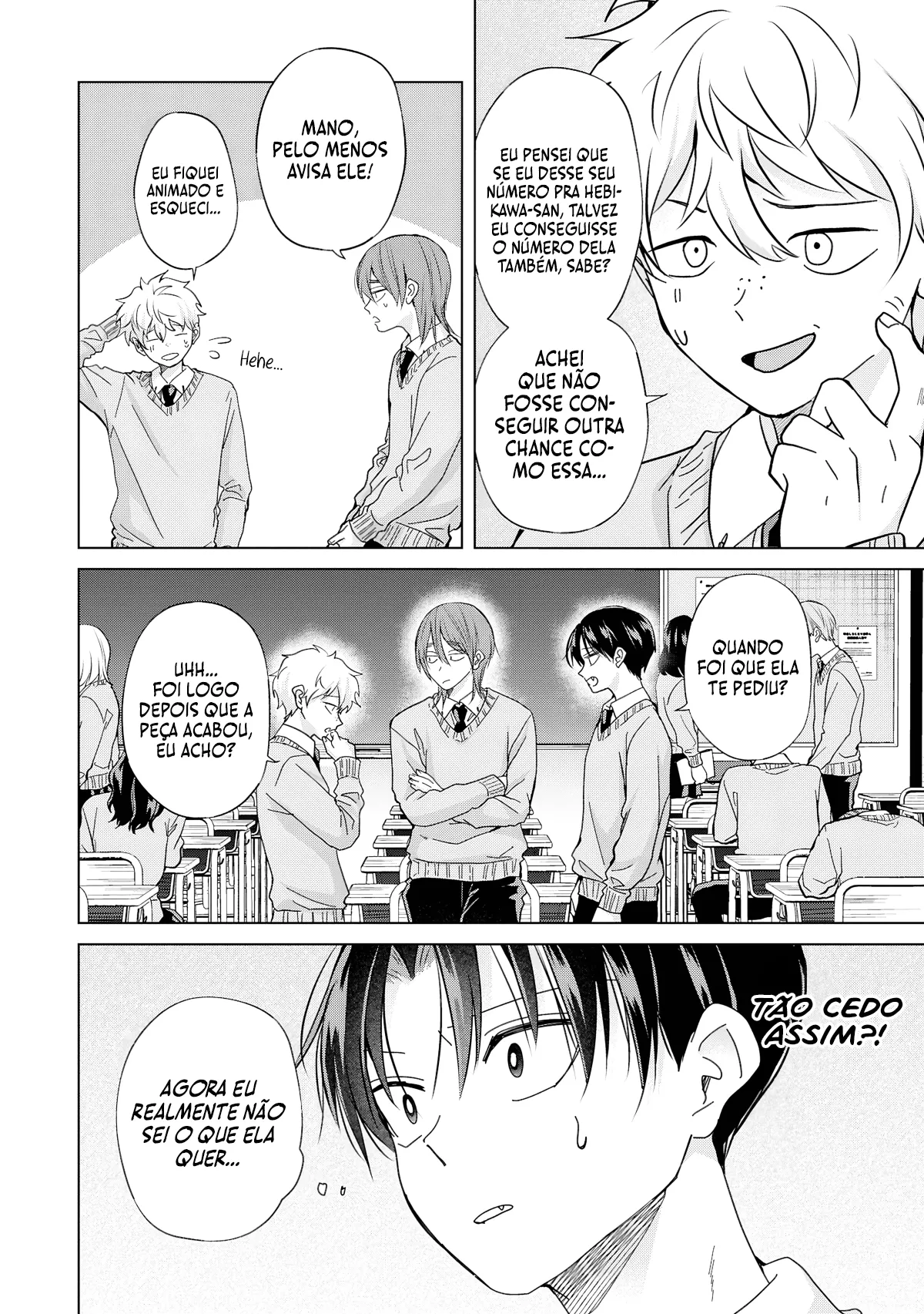 Kusunoki Fracassou em Estrear no Ensino Médio Capitulo 42 Pagina 7