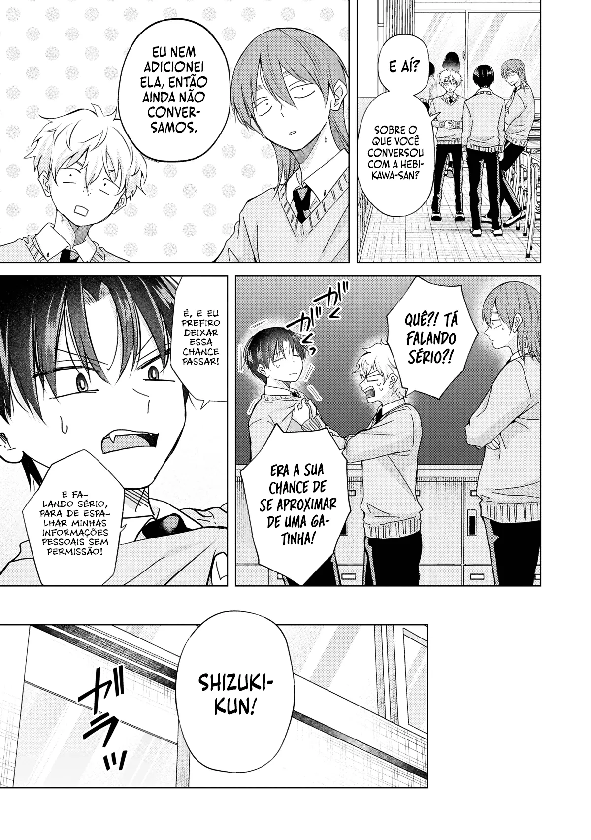 Kusunoki Fracassou em Estrear no Ensino Médio Capitulo 42 Pagina 8