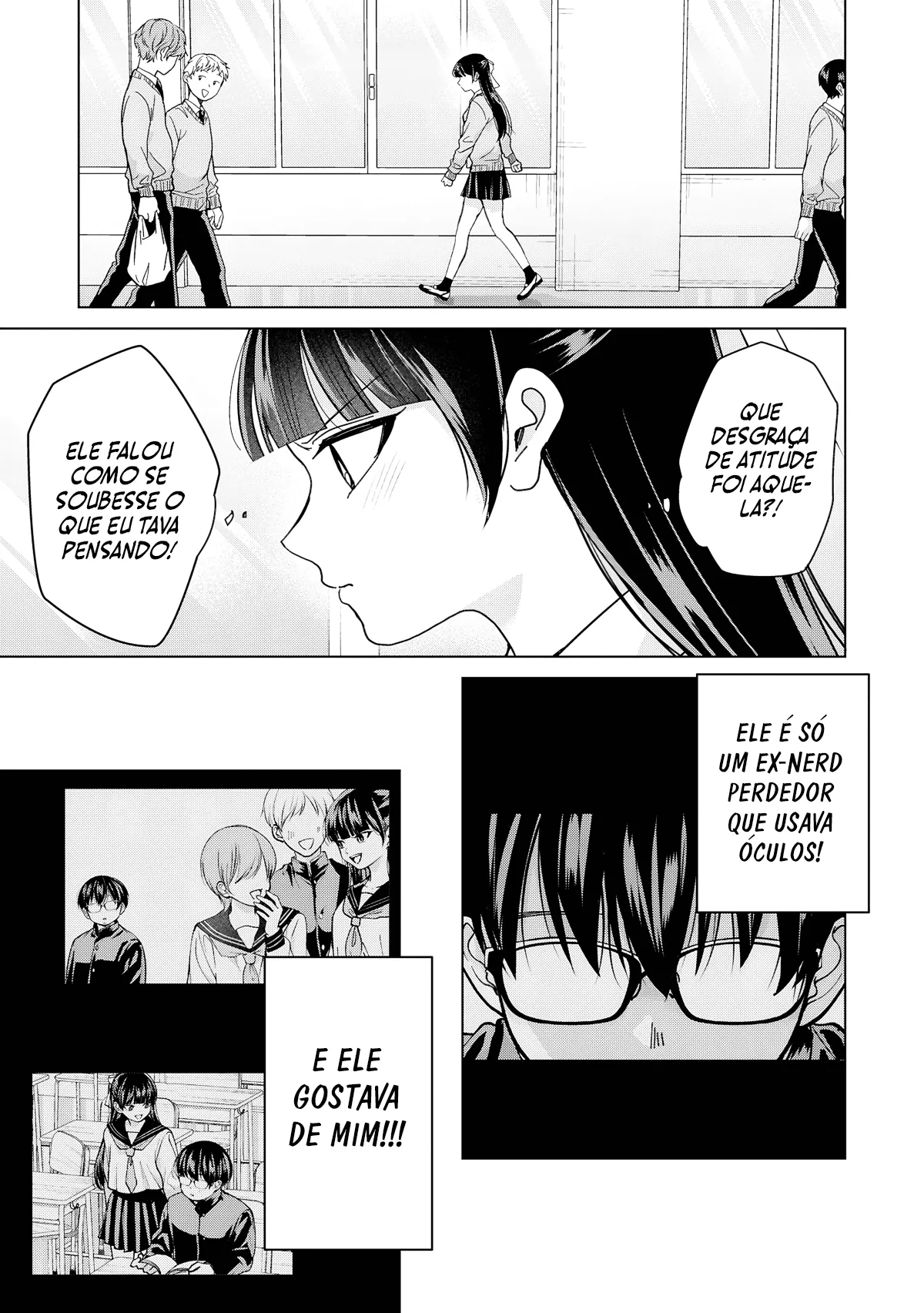 Kusunoki Fracassou em Estrear no Ensino Médio Capitulo 42 Pagina 22