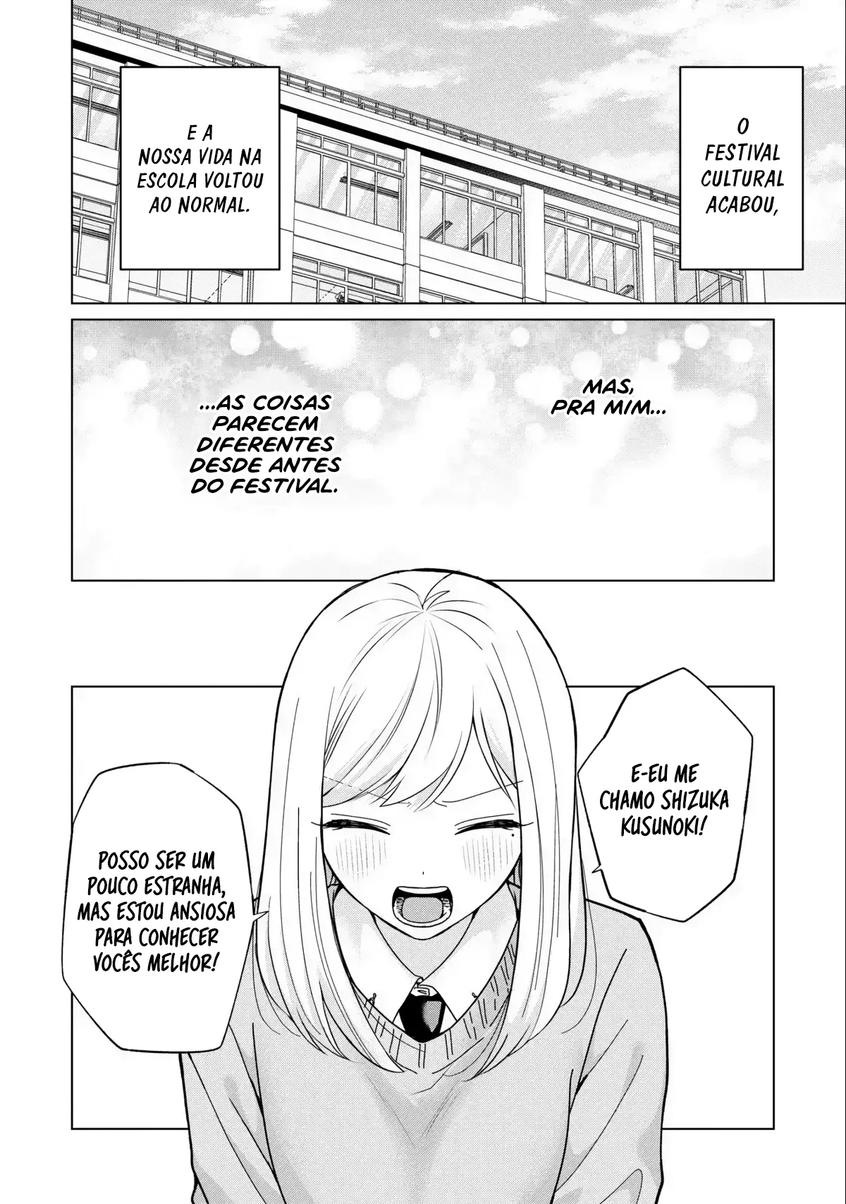 Kusunoki Fracassou em Estrear no Ensino Médio Capitulo 43 Pagina 3