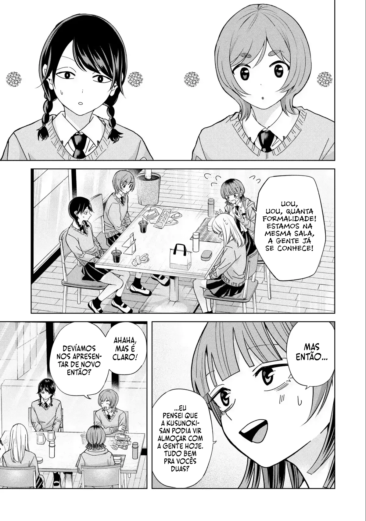 Kusunoki Fracassou em Estrear no Ensino Médio Capitulo 43 Pagina 4