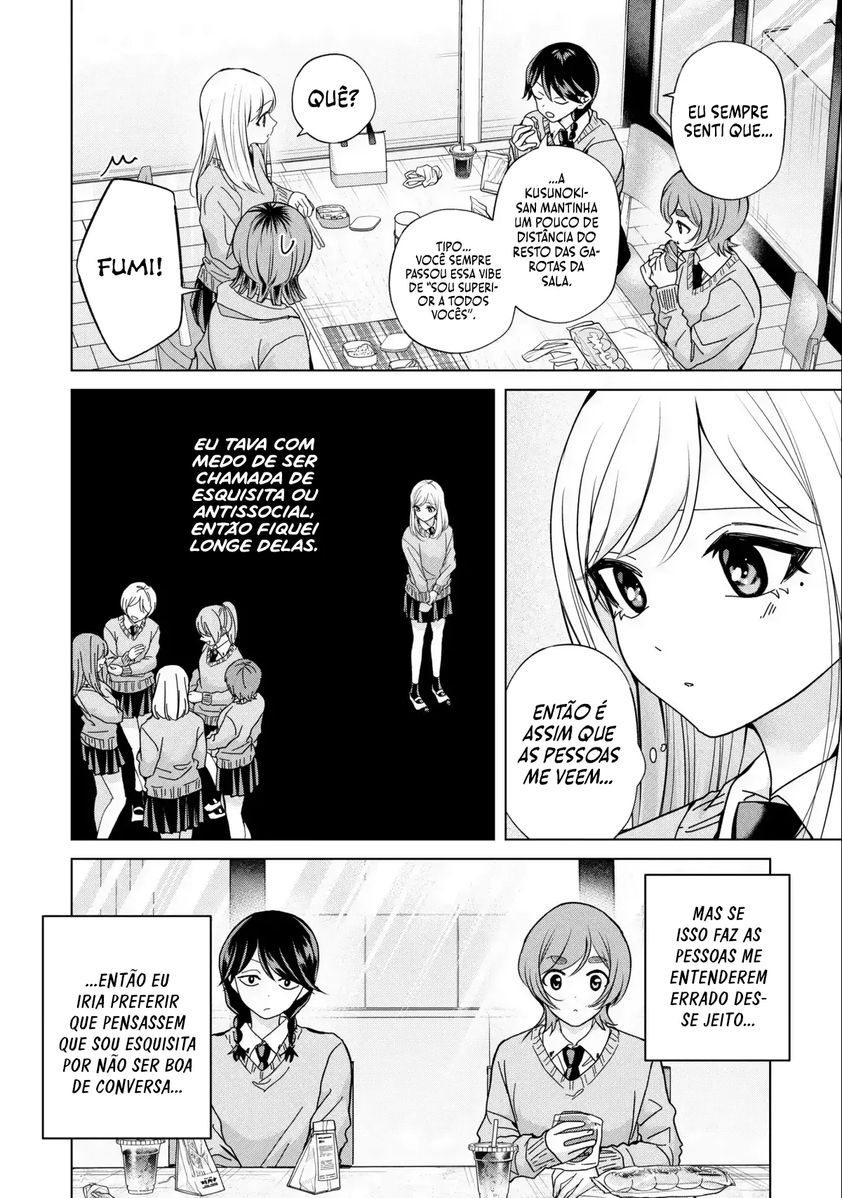 Kusunoki Fracassou em Estrear no Ensino Médio Capitulo 43 Pagina 7