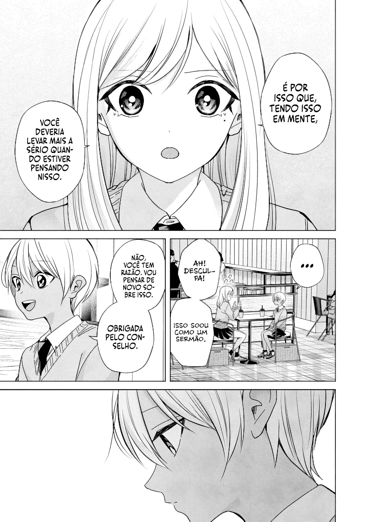 Kusunoki Fracassou em Estrear no Ensino Médio Capitulo 44 Pagina 6