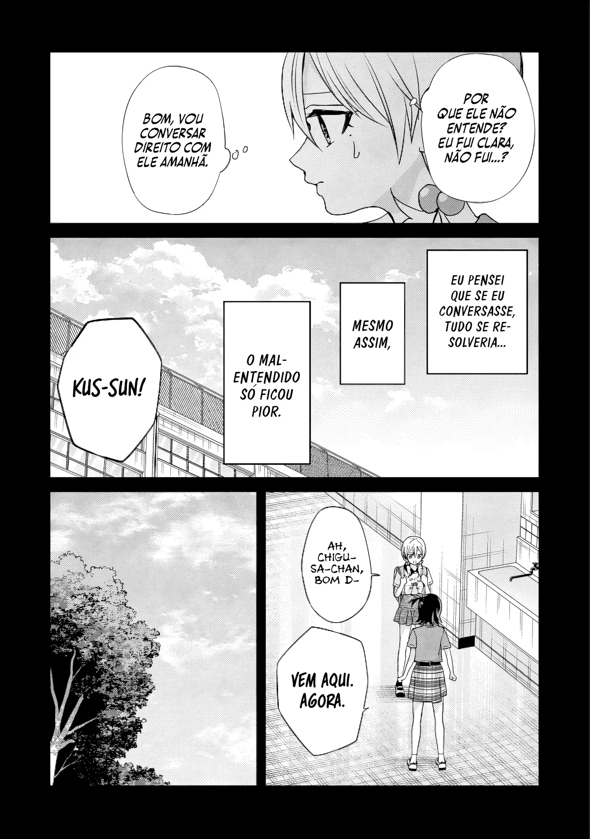 Kusunoki Fracassou em Estrear no Ensino Médio Capitulo 45 Pagina 23