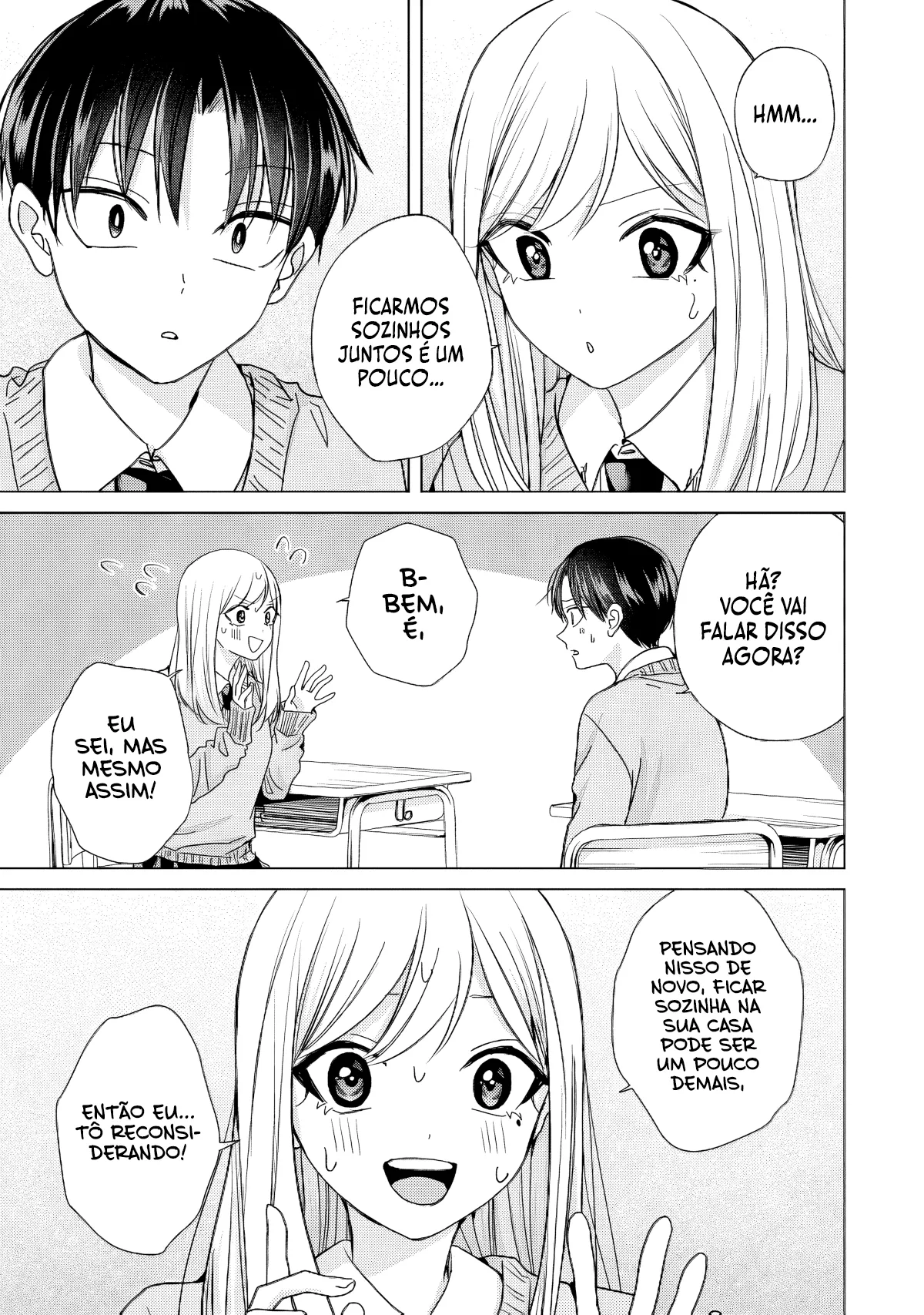 Kusunoki Fracassou em Estrear no Ensino Médio Capitulo 46 Pagina 6