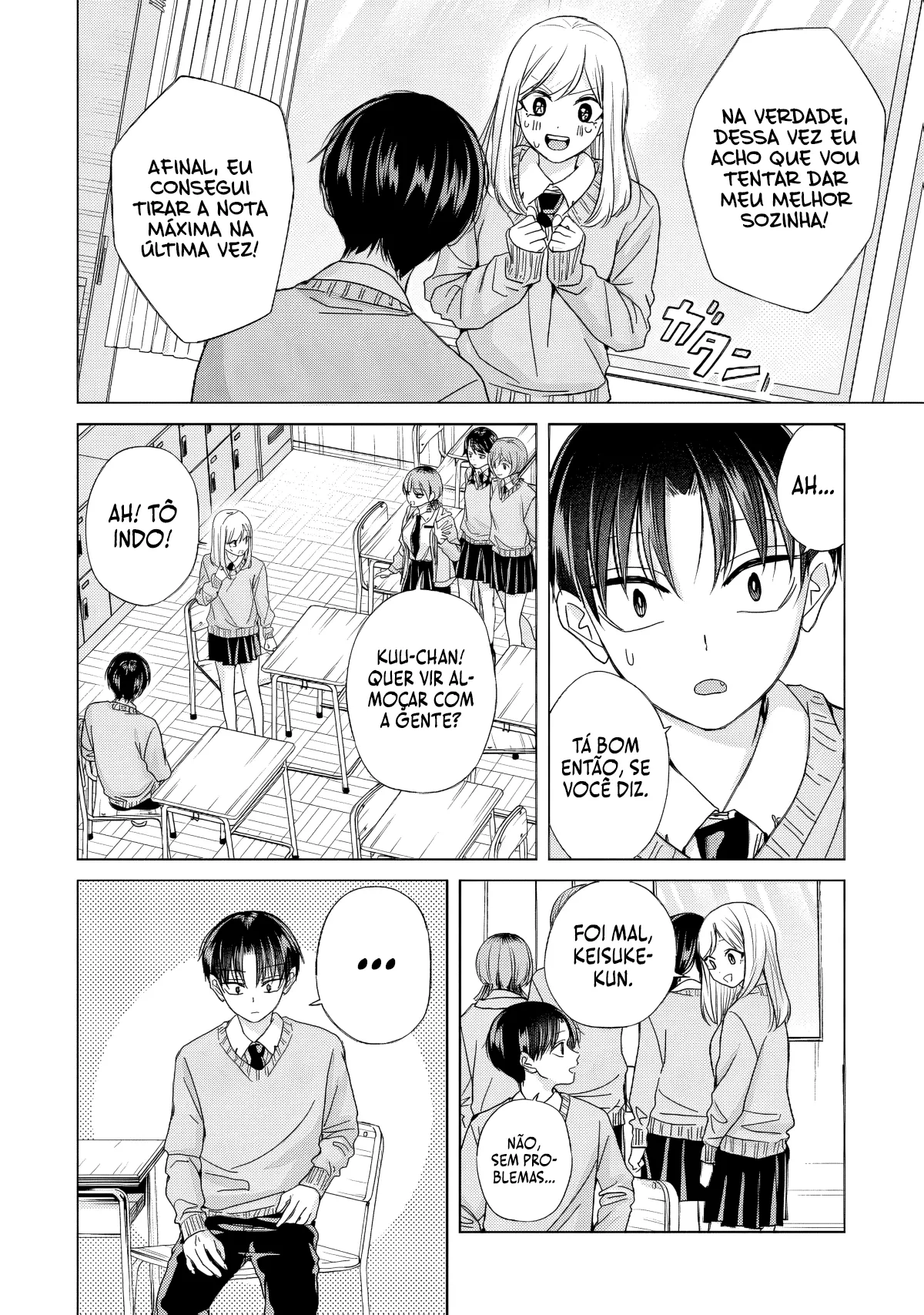 Kusunoki Fracassou em Estrear no Ensino Médio Capitulo 46 Pagina 7