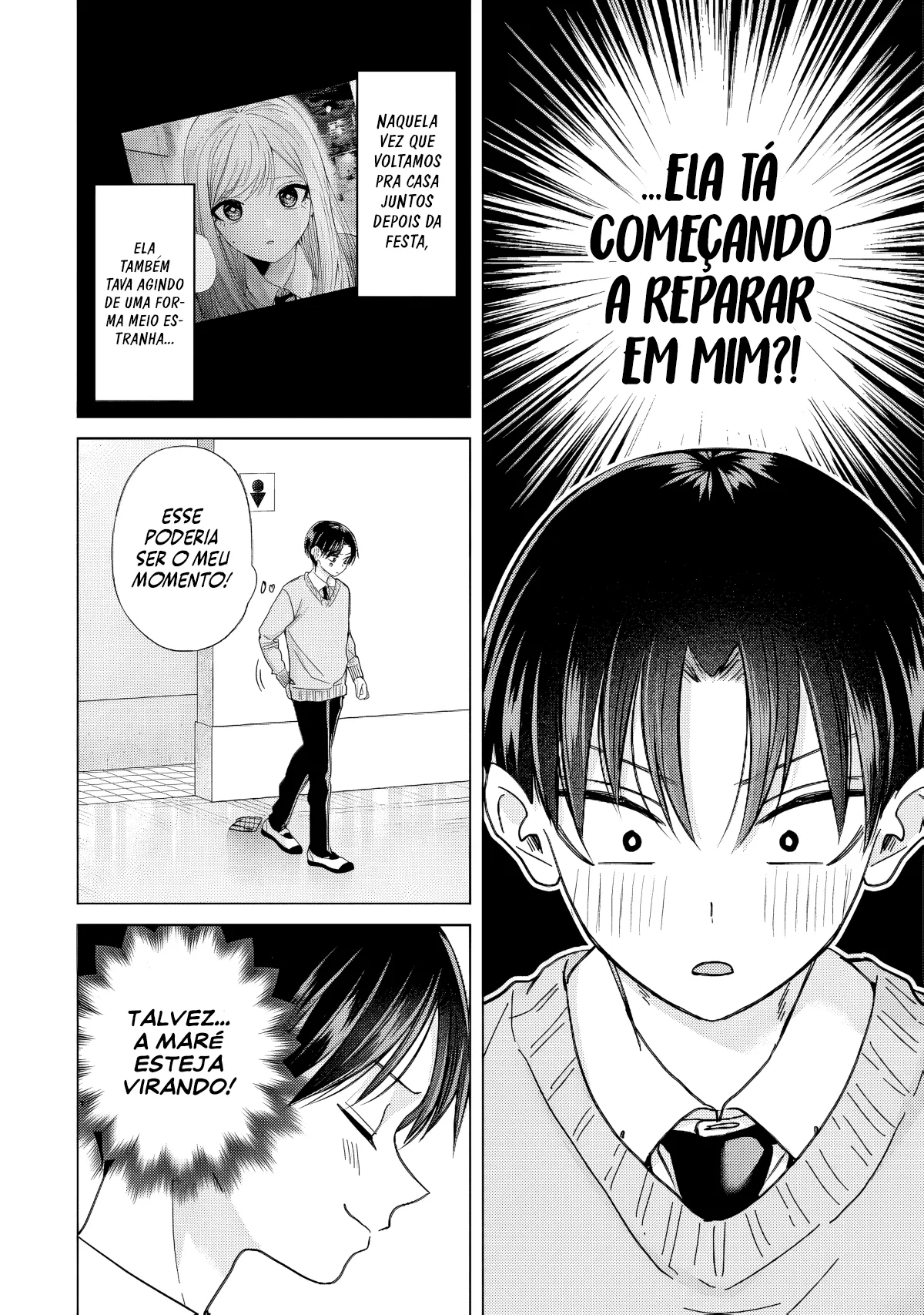 Kusunoki Fracassou em Estrear no Ensino Médio Capitulo 46 Pagina 9