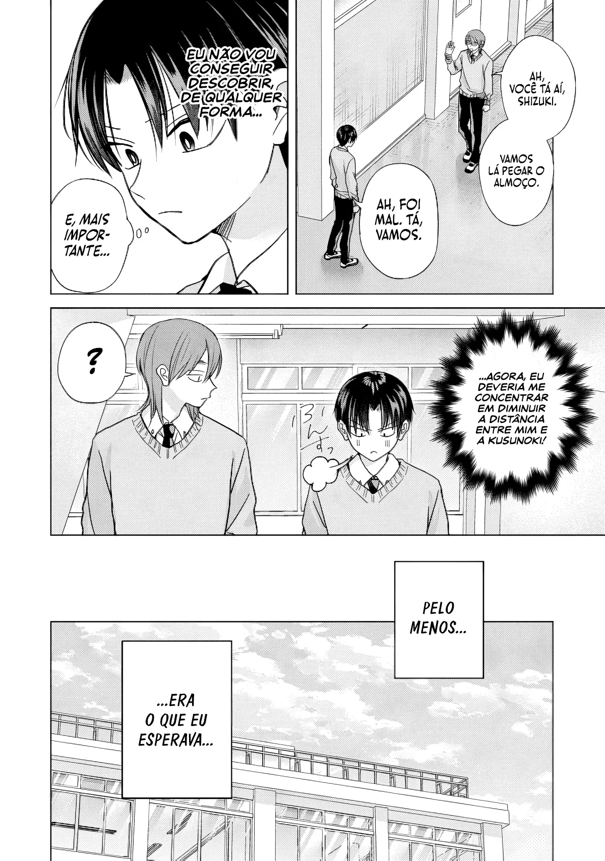 Kusunoki Fracassou em Estrear no Ensino Médio Capitulo 46 Pagina 17