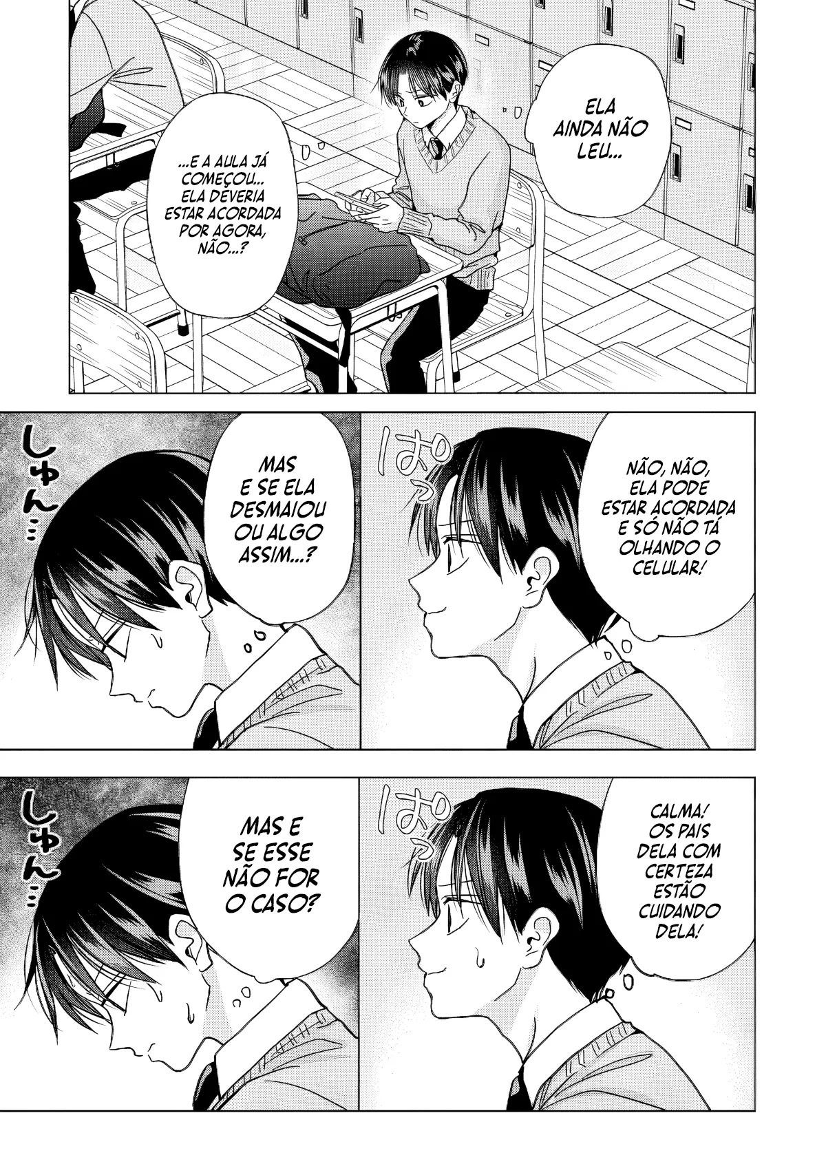 Kusunoki Fracassou em Estrear no Ensino Médio Capitulo 46 Pagina 20