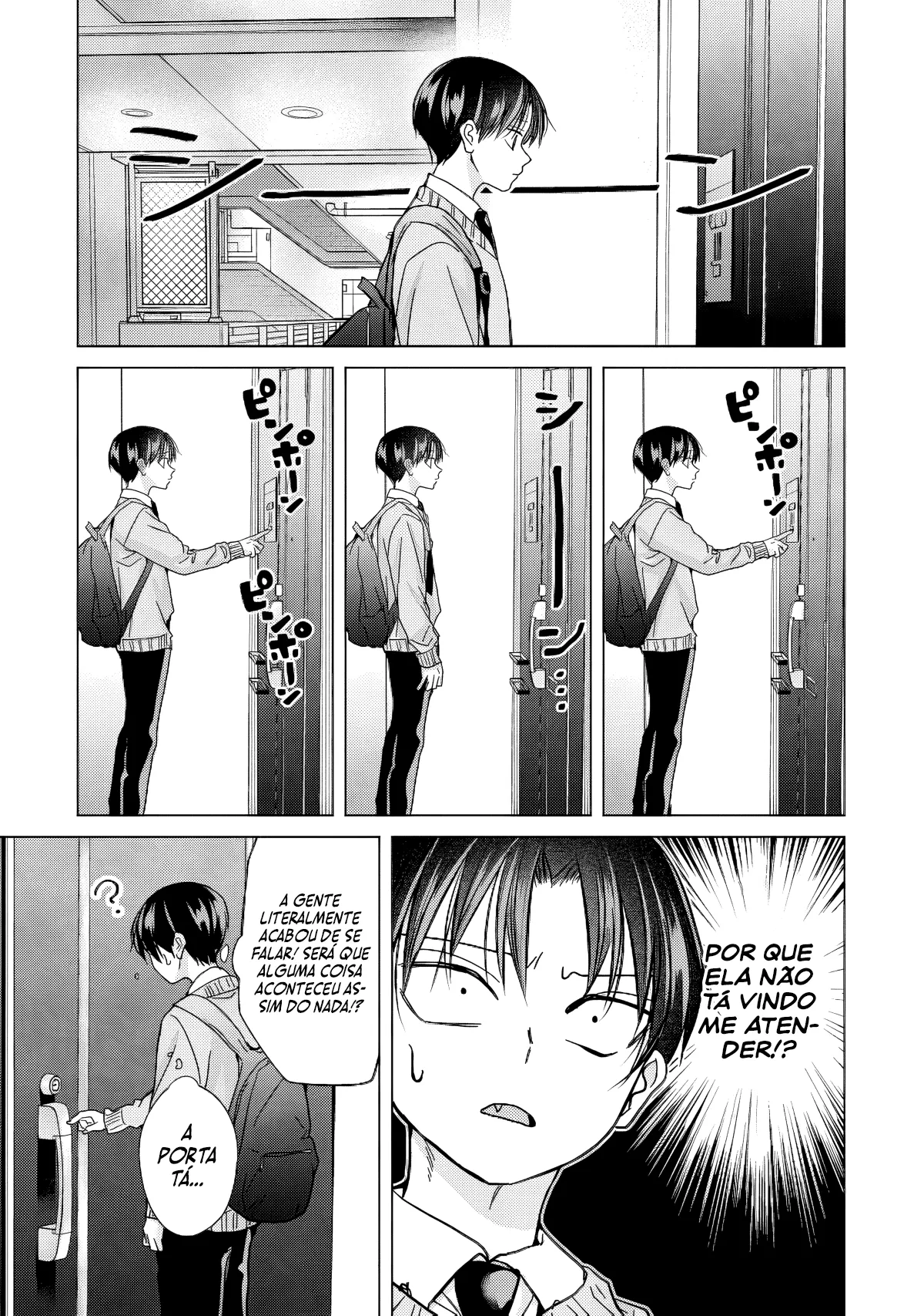 Kusunoki Fracassou em Estrear no Ensino Médio Capitulo 46 Pagina 24