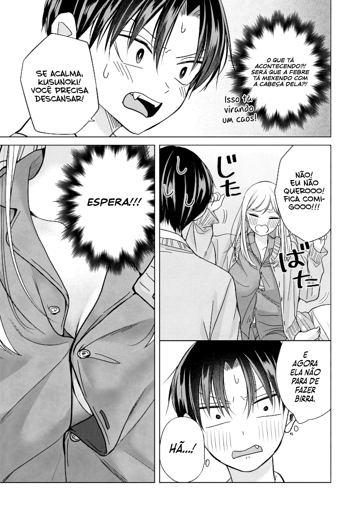 Kusunoki Fracassou em Estrear no Ensino Médio Capitulo 46 Pagina 28