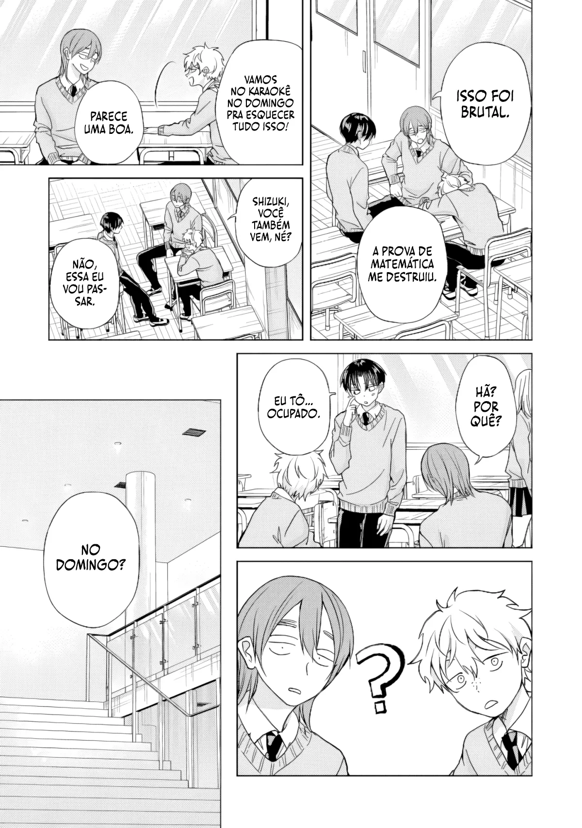 Kusunoki Fracassou em Estrear no Ensino Médio Capitulo 47 Pagina 8