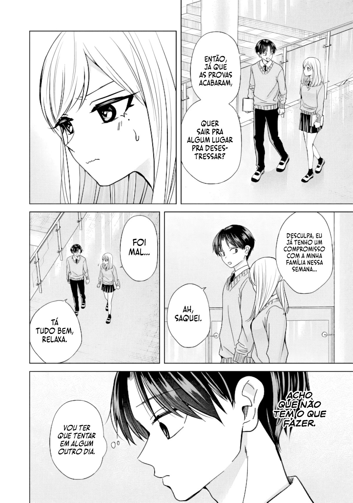 Kusunoki Fracassou em Estrear no Ensino Médio Capitulo 47 Pagina 9