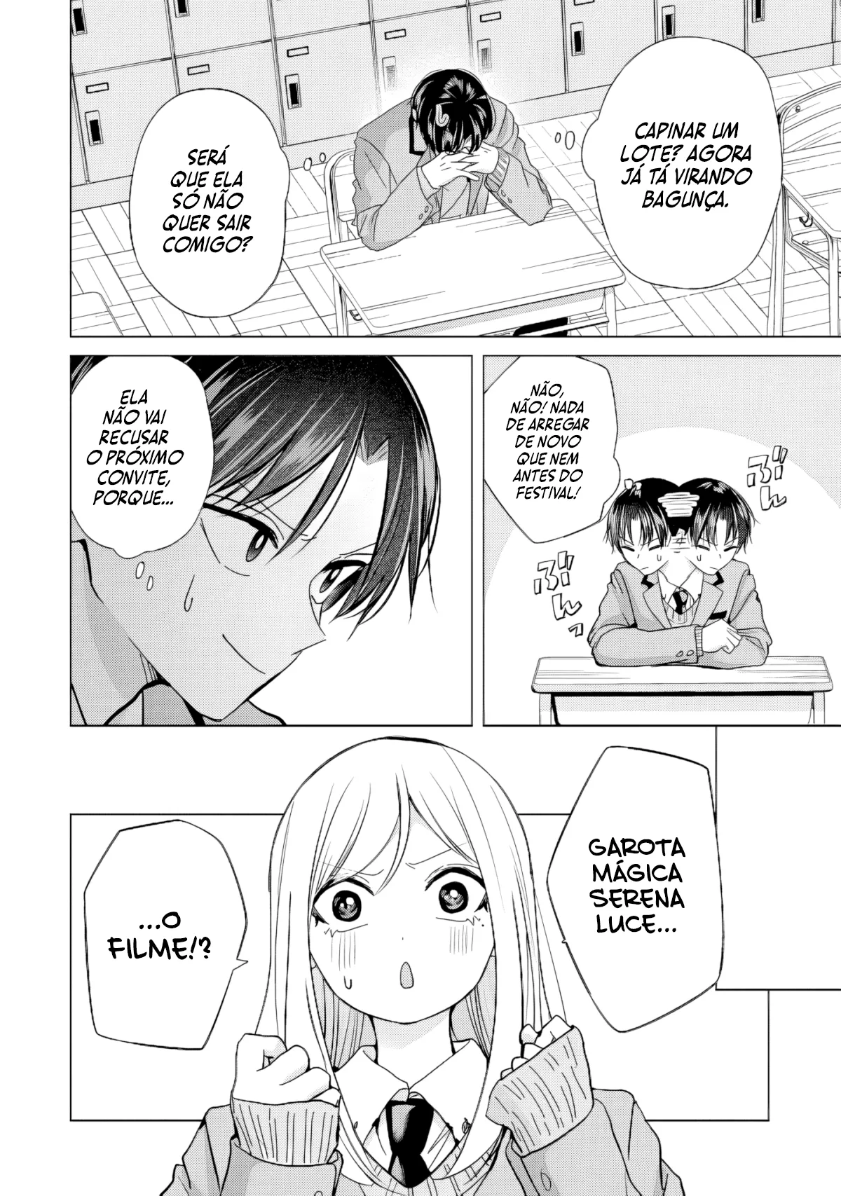 Kusunoki Fracassou em Estrear no Ensino Médio Capitulo 47 Pagina 11