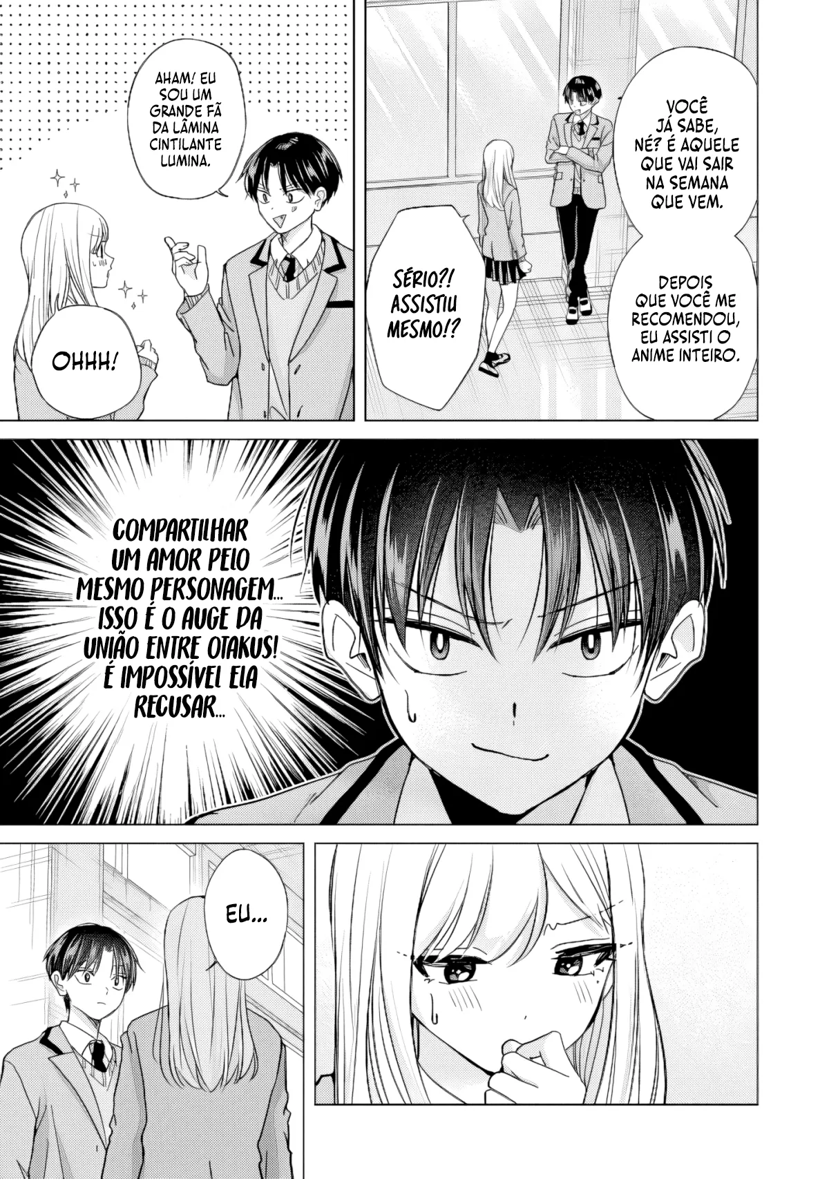 Kusunoki Fracassou em Estrear no Ensino Médio Capitulo 47 Pagina 12