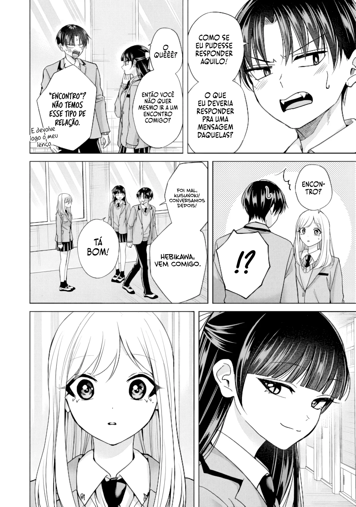 Kusunoki Fracassou em Estrear no Ensino Médio Capitulo 47 Pagina 15