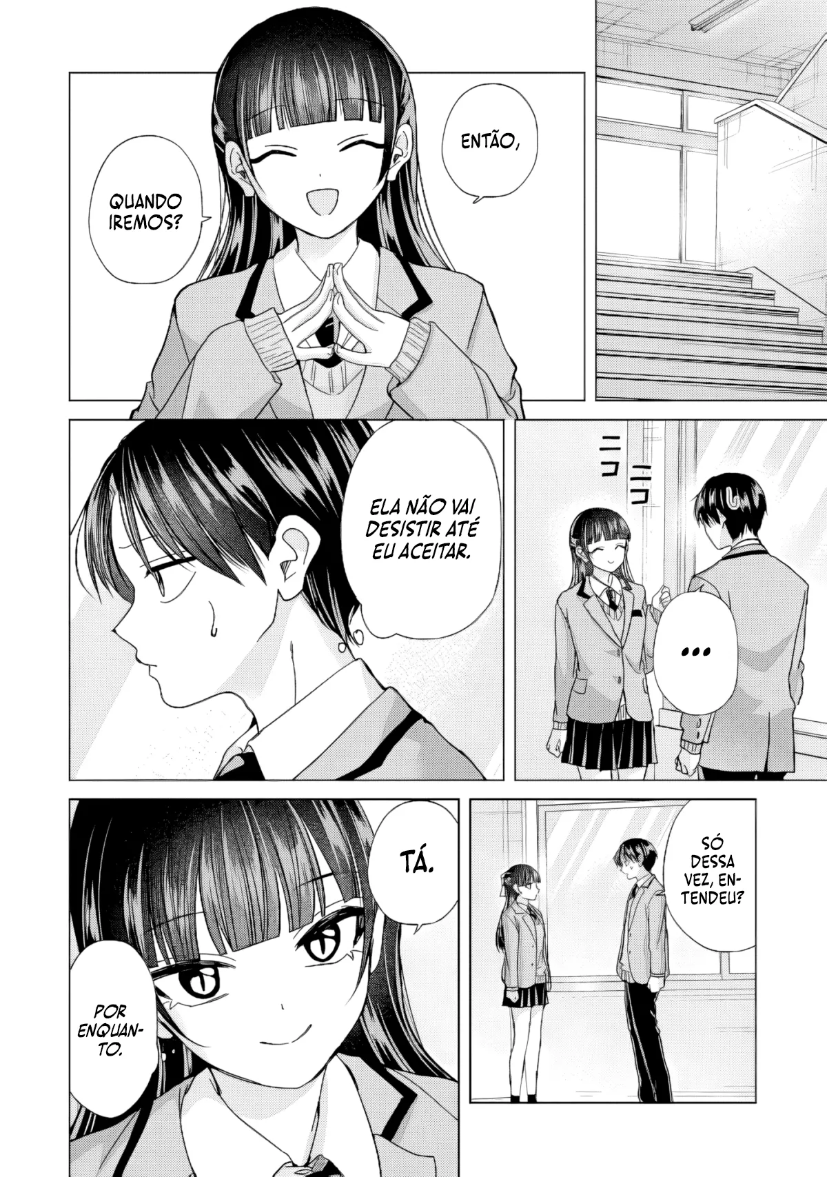 Kusunoki Fracassou em Estrear no Ensino Médio Capitulo 47 Pagina 17