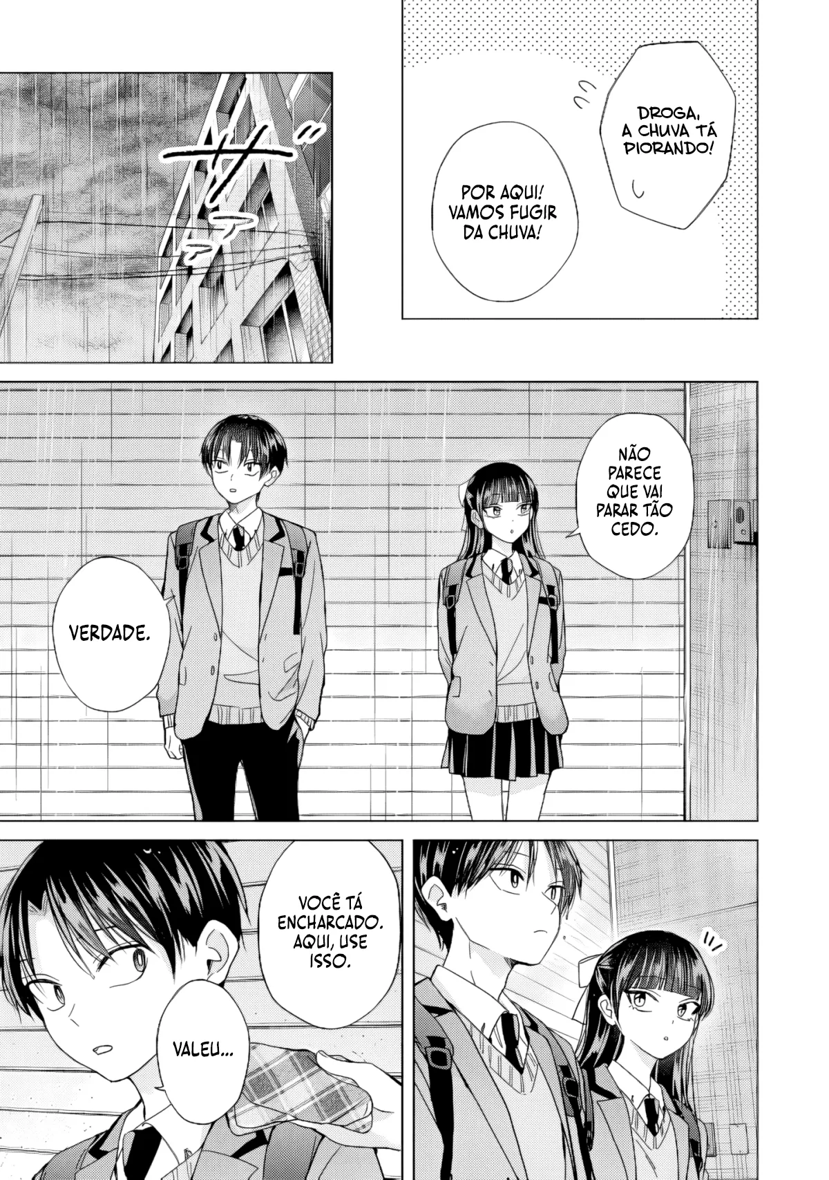 Kusunoki Fracassou em Estrear no Ensino Médio Capitulo 47 Pagina 26