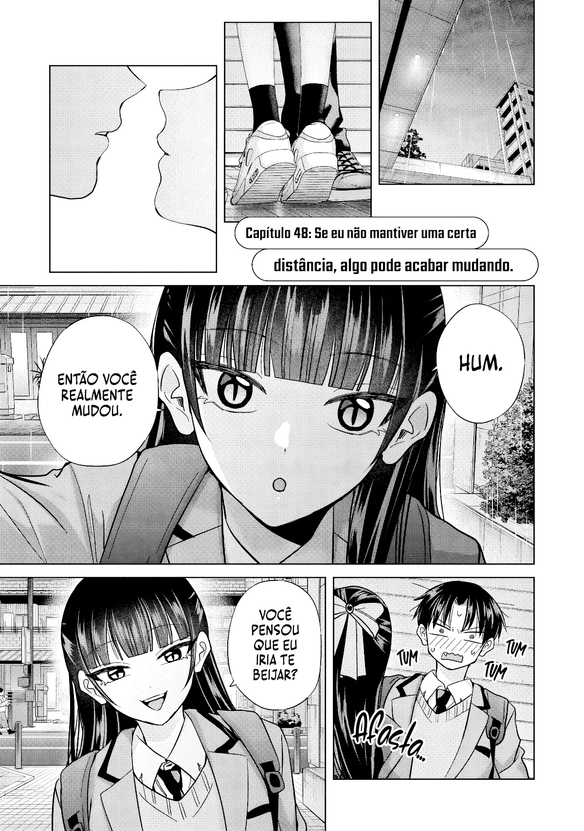 Kusunoki Fracassou em Estrear no Ensino Médio Capitulo 48 Pagina 2