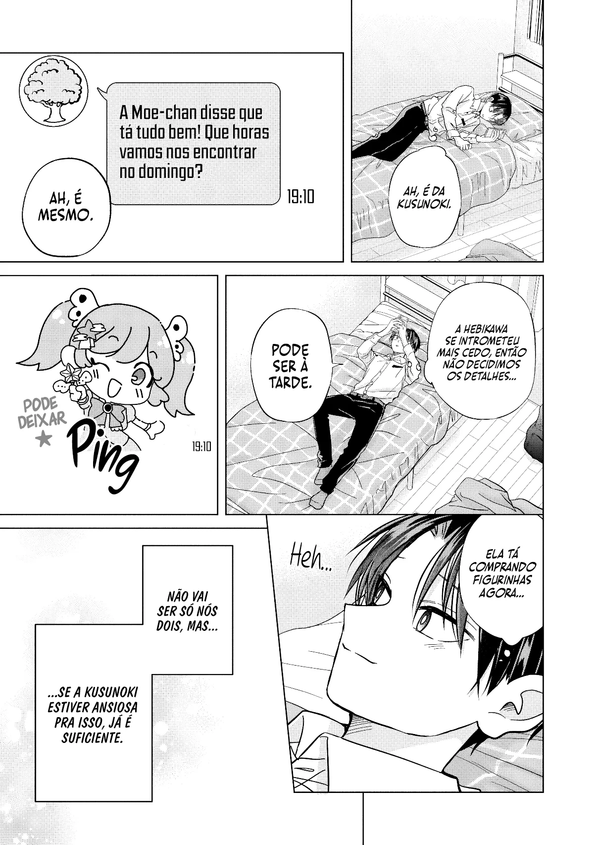 Kusunoki Fracassou em Estrear no Ensino Médio Capitulo 48 Pagina 6