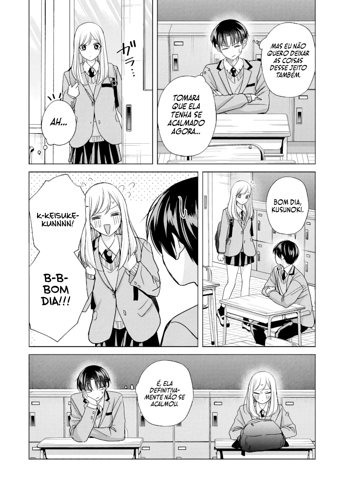 Kusunoki Fracassou em Estrear no Ensino Médio Capitulo 49 Pagina 14