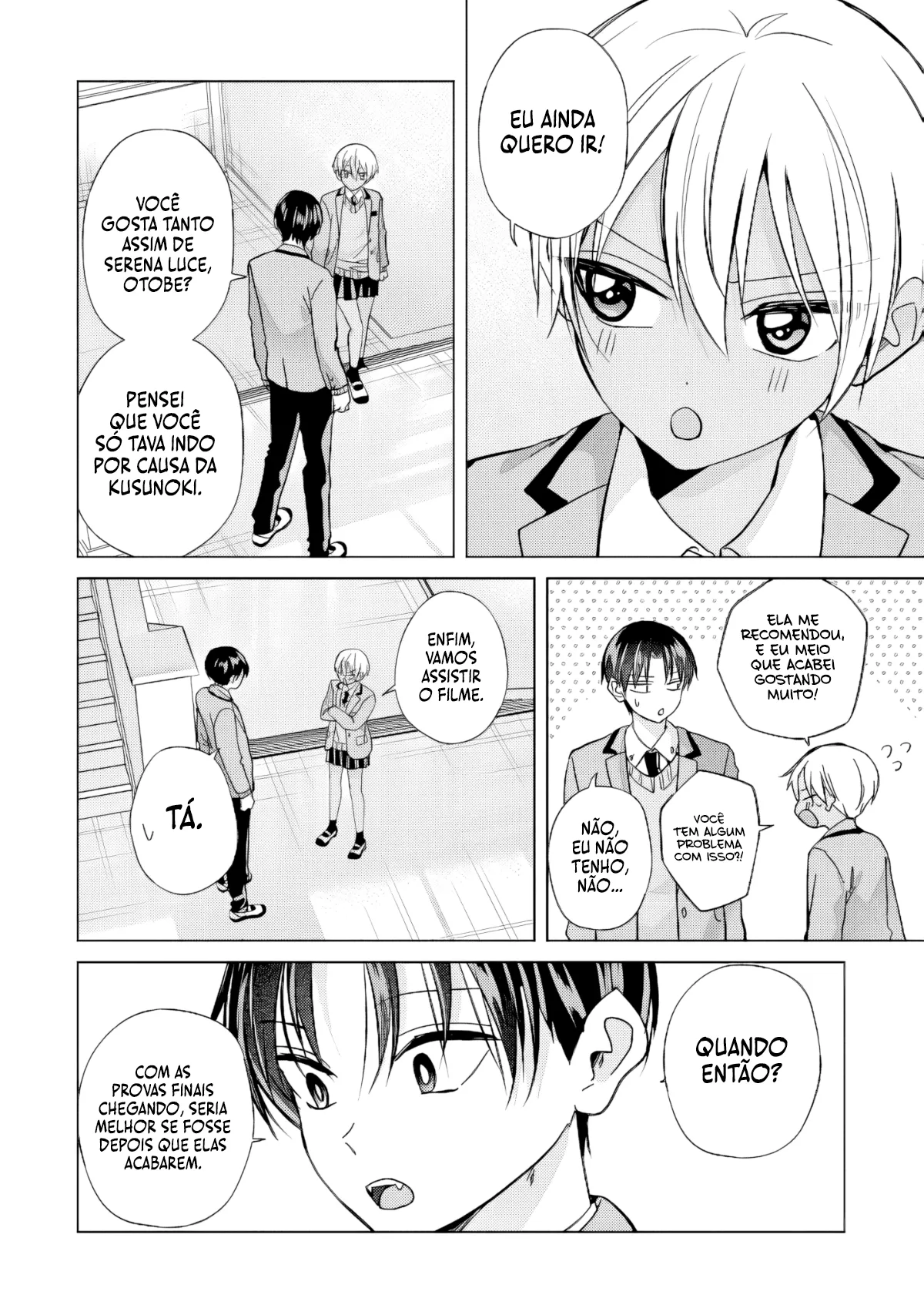 Kusunoki Fracassou em Estrear no Ensino Médio Capitulo 49 Pagina 17