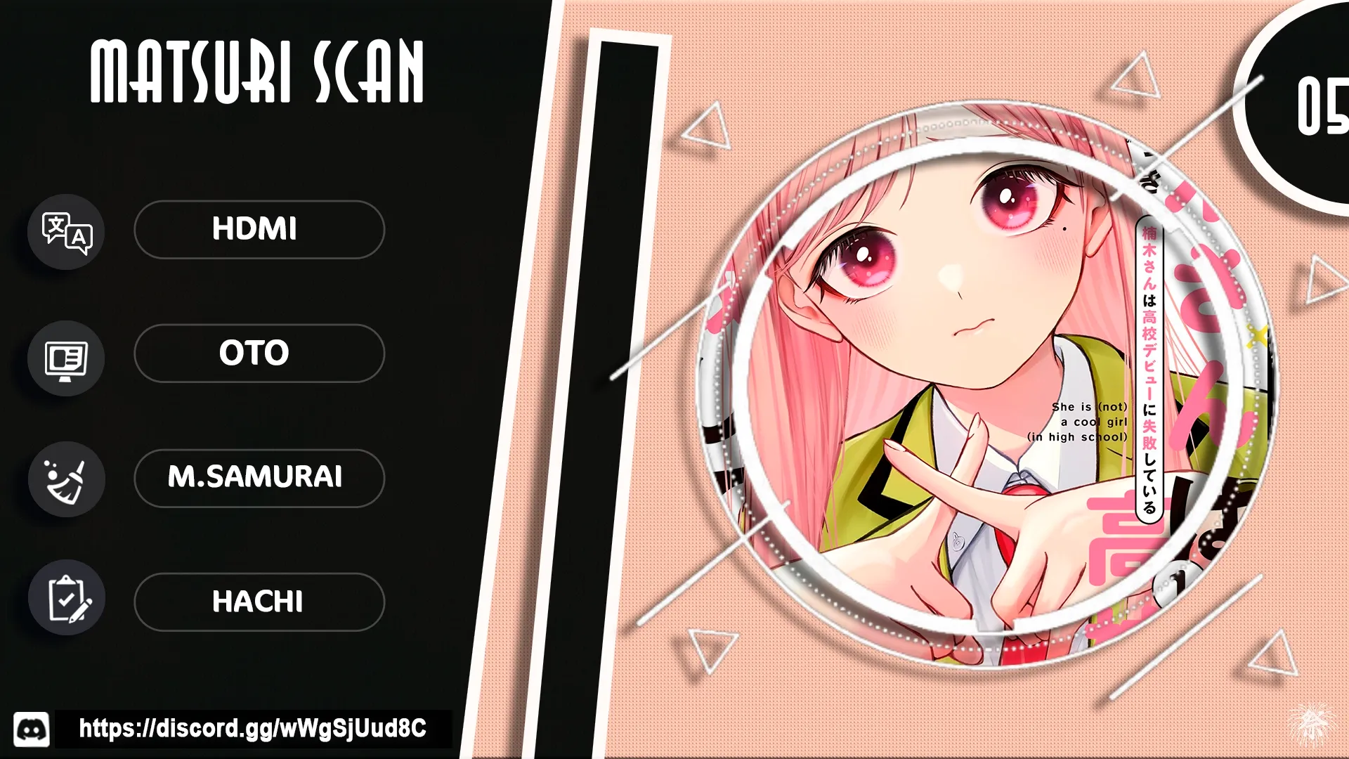 Kusunoki Fracassou em Estrear no Ensino Médio Capitulo 5 Pagina 1