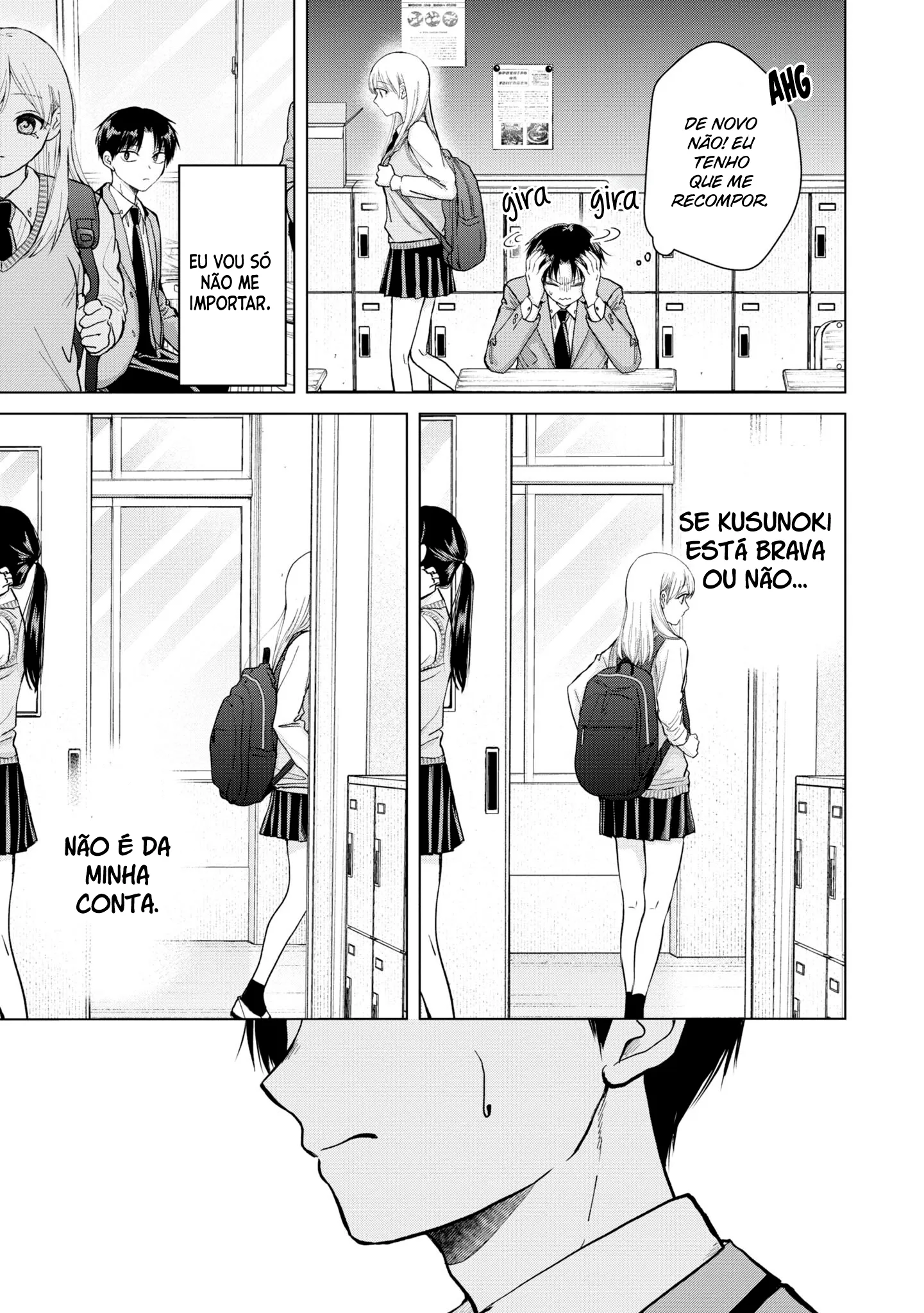 Kusunoki Fracassou em Estrear no Ensino Médio Capitulo 5 Pagina 12