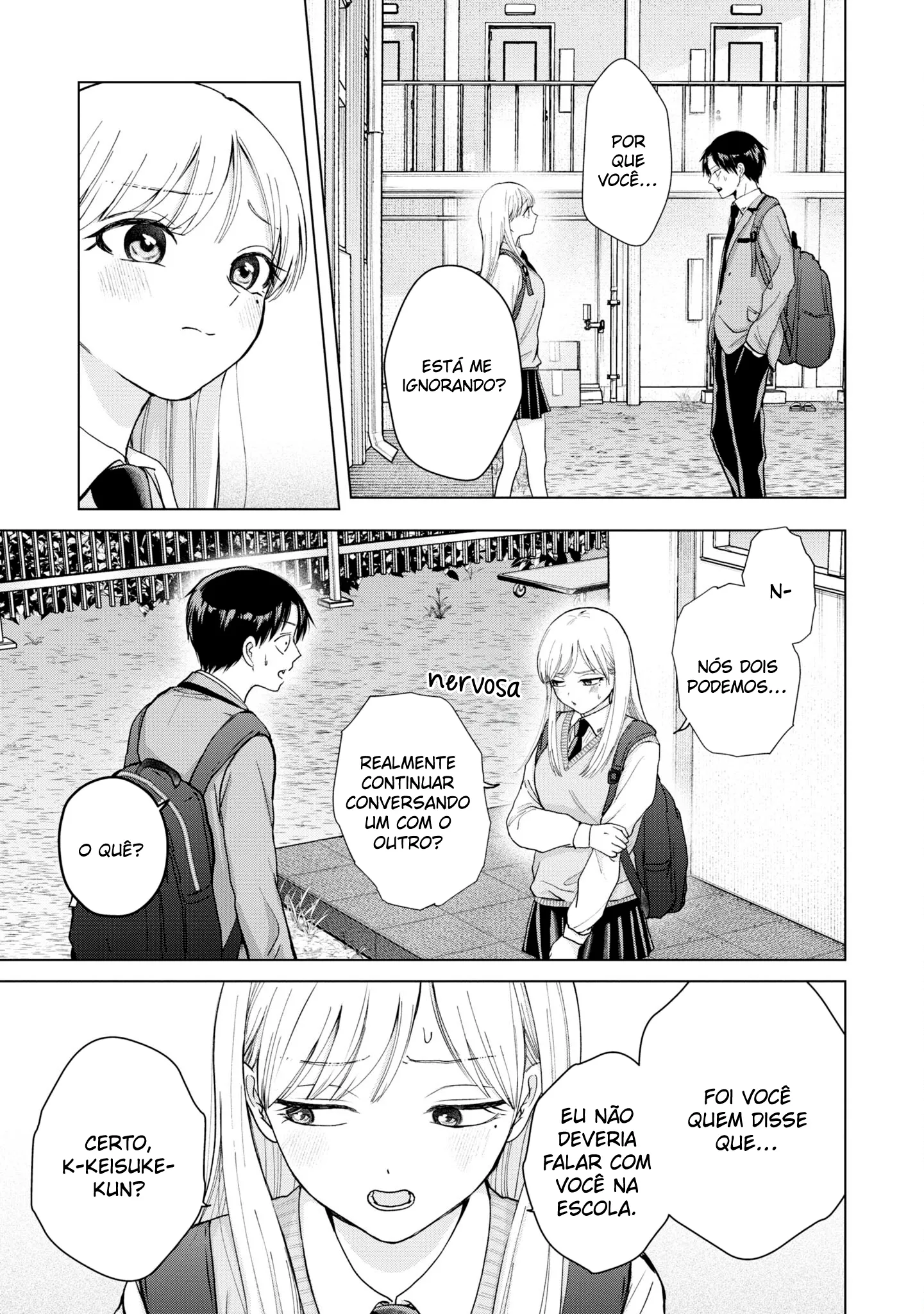 Kusunoki Fracassou em Estrear no Ensino Médio Capitulo 5 Pagina 14